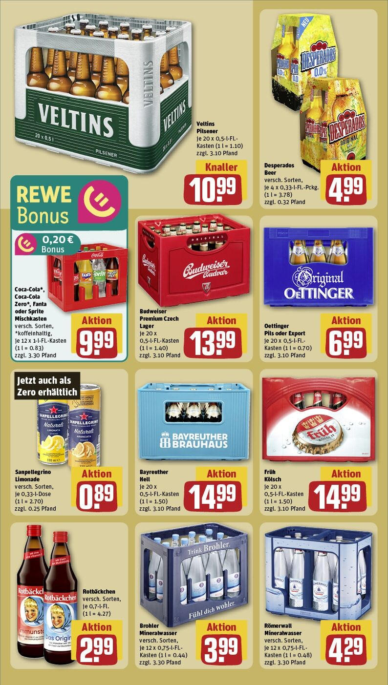 Rewe - Rewe: Wochenangebote (ab 10.03.2025) zum Blättern » Angebote | Seite: 18 | Produkte: Fanta, Oettinger, Desperados, Veltins