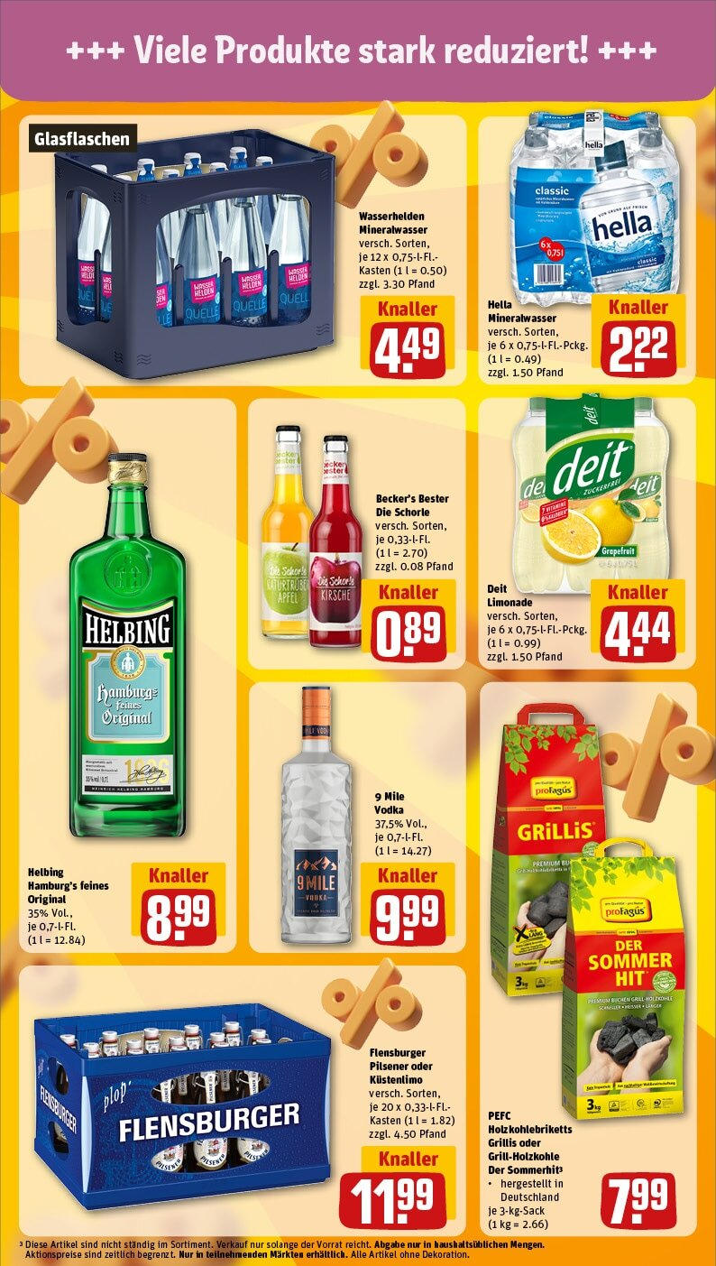 Rewe - Rewe: Wochenangebote (ab 10.03.2025) zum Blättern » Angebote | Seite: 17 | Produkte: Mineralwasser, Flensburger, Hella, Vodka