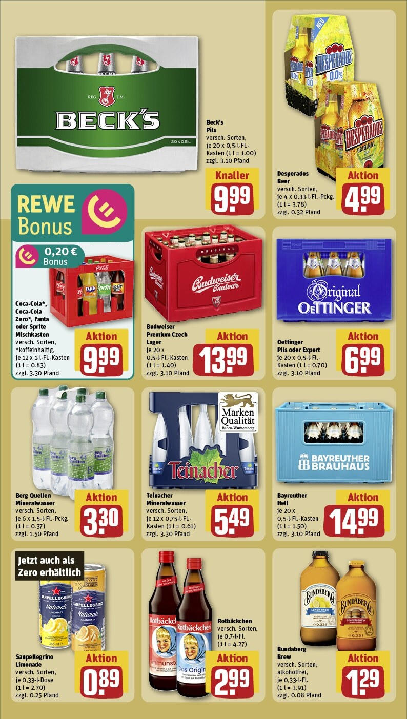 Rewe - Rewe: Wochenangebote (ab 10.03.2025) zum Blättern » Angebote | Seite: 18 | Produkte: Fanta, Pils, Oettinger, Desperados