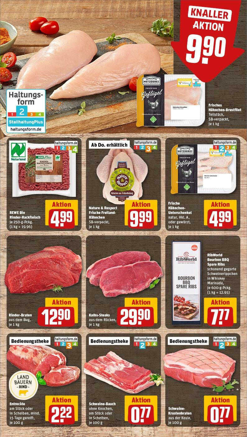 Rewe - Rewe: Wochenangebote (ab 10.03.2025) zum Blättern » Angebote | Seite: 12 | Produkte: Hahnchen, Spare ribs, Bourbon, Whiskey