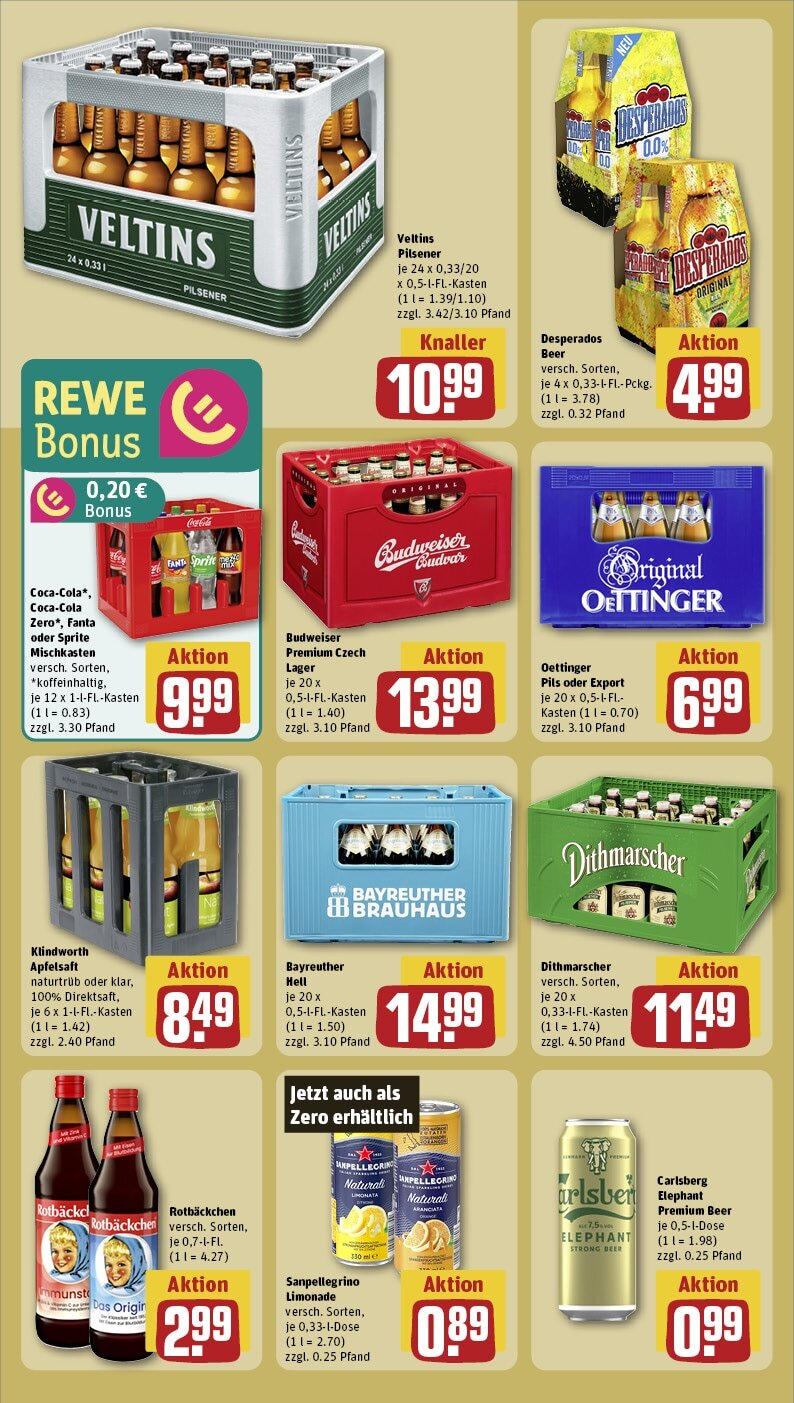 Rewe - Rewe: Wochenangebote (ab 10.03.2025) zum Blättern » Angebote | Seite: 20 | Produkte: Fanta, Pils, Limonade, Apfelsaft