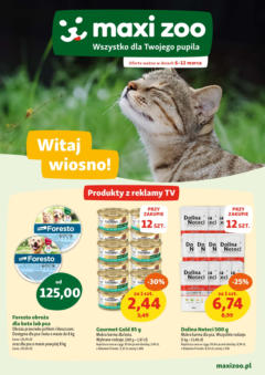 Pogląd oferty "Maxi Zoo Gazetka" - ważna od 06.03.2025