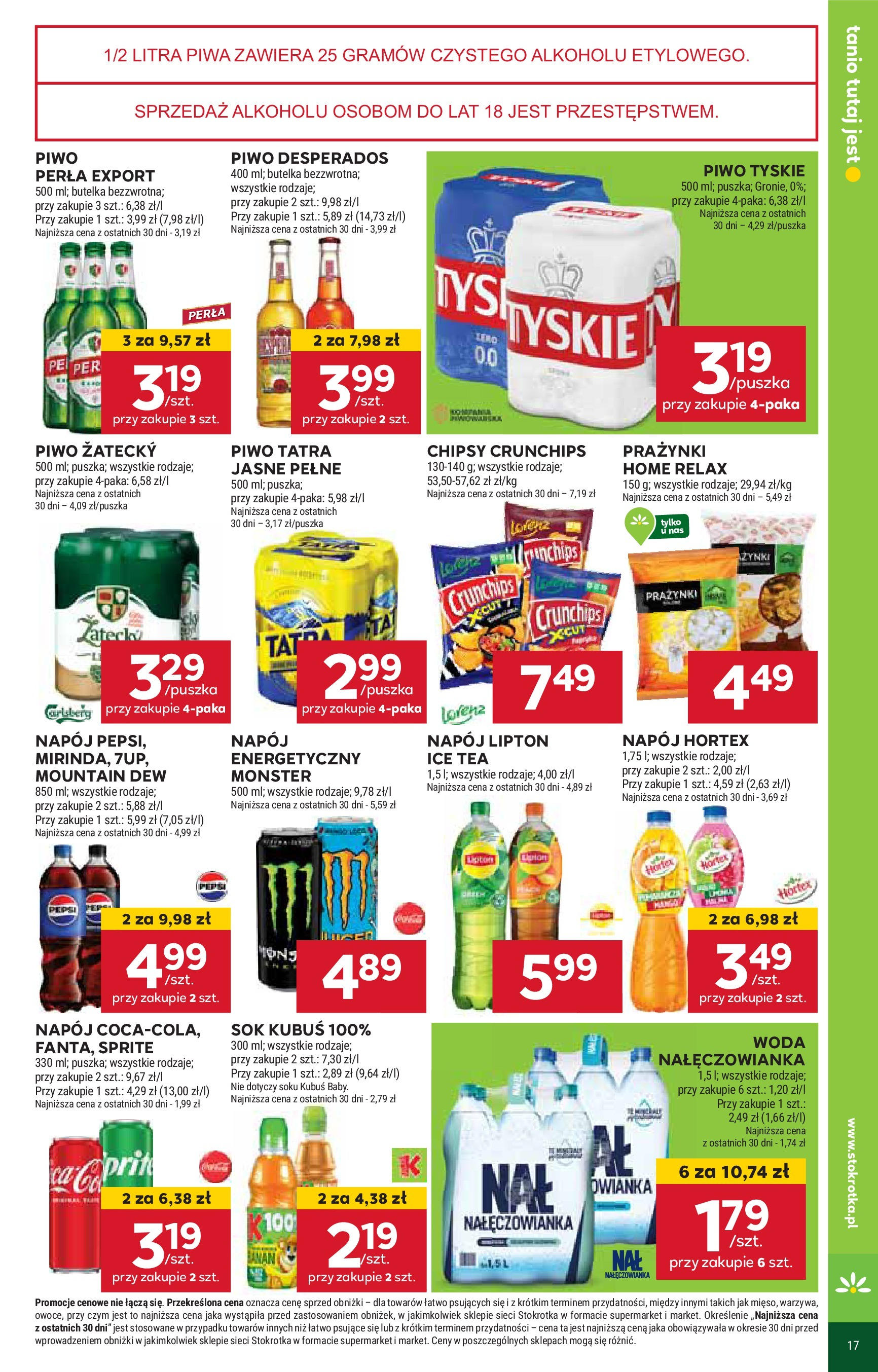 Stokrotka Gazetka 06.03.2025 - Promocje online | Strona: 17 | Produkty: Ice Tea, Stokrotka, Sprite, Woda