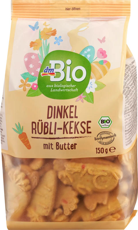 dmBio Kekse Dinkel-Rübli