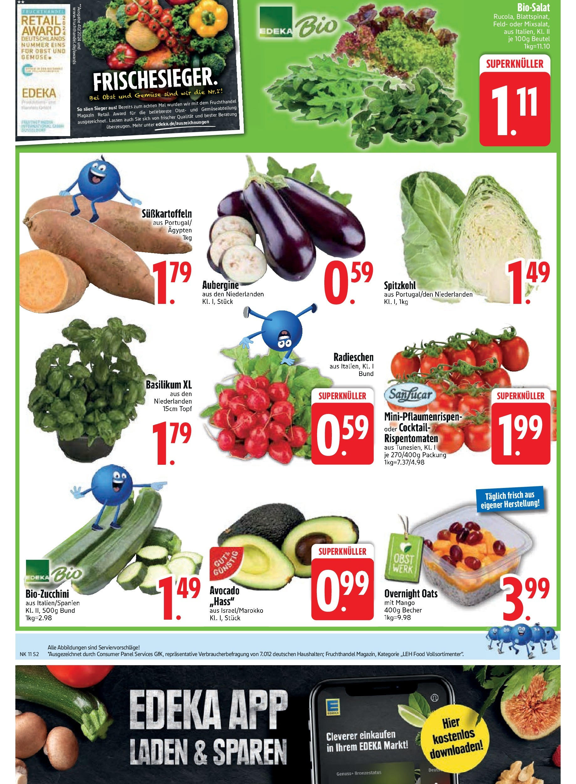 Edeka - EDEKA: Wochenangebote (ab 09.03.2025) » Angebote Online | Seite: 4 | Produkte: Avocado, Gemüse, Mango, Aubergine