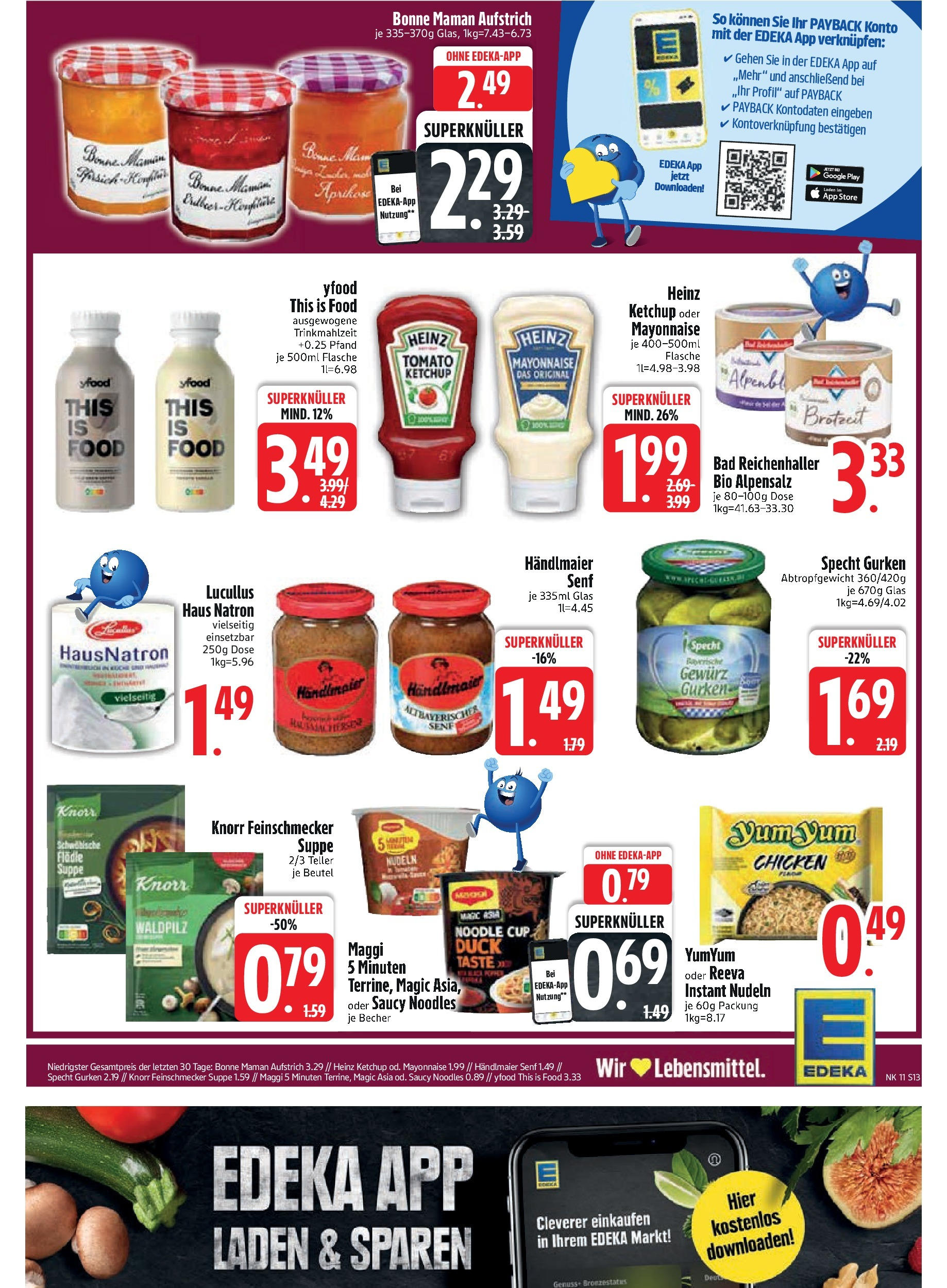 Edeka - EDEKA: Wochenangebote (ab 09.03.2025) » Angebote Online | Seite: 15 | Produkte: Bad, Knorr, Nudeln, Ketchup