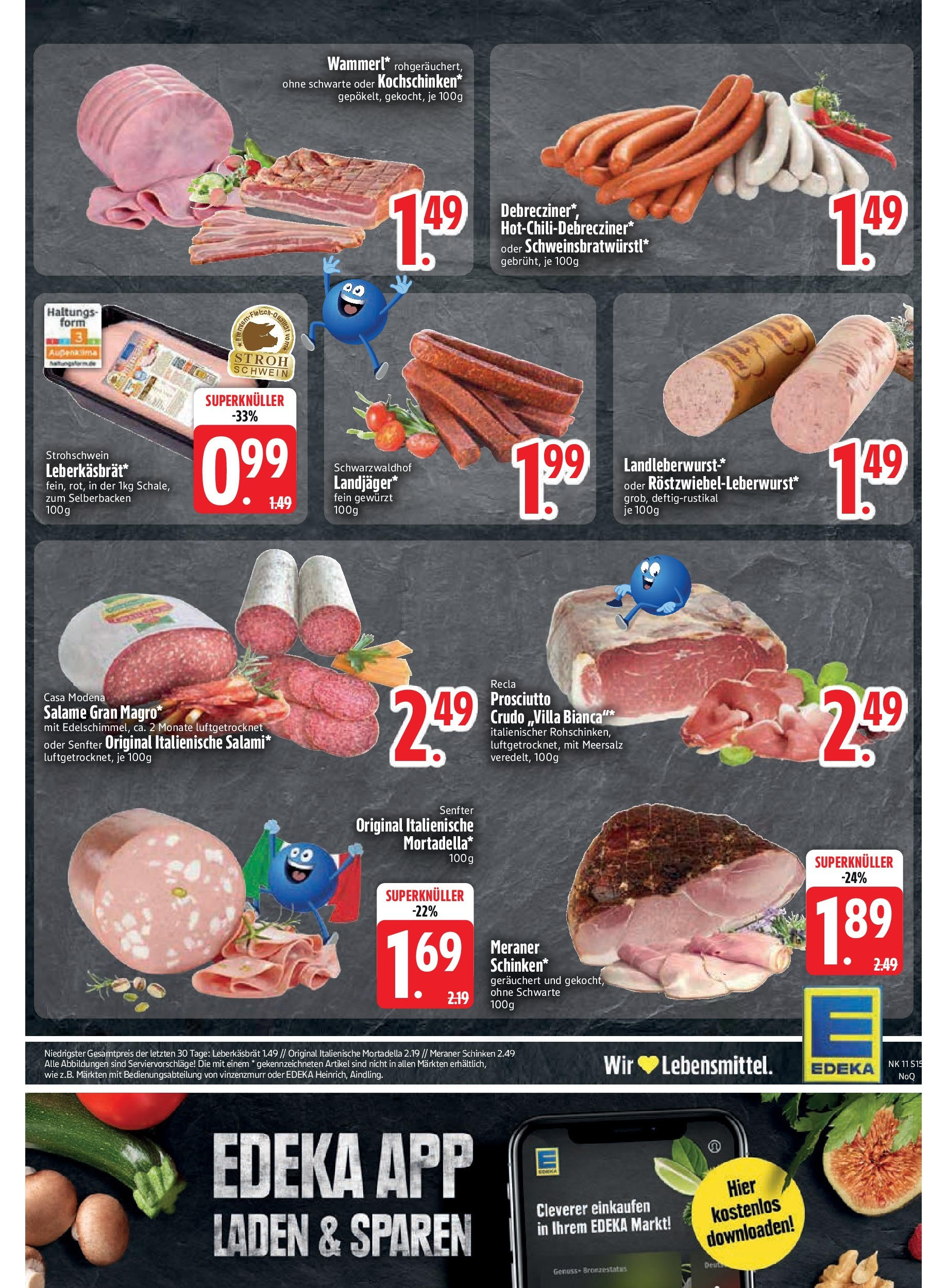 Edeka - EDEKA: Wochenangebote (ab 09.03.2025) » Angebote Online | Seite: 17 | Produkte: Salami