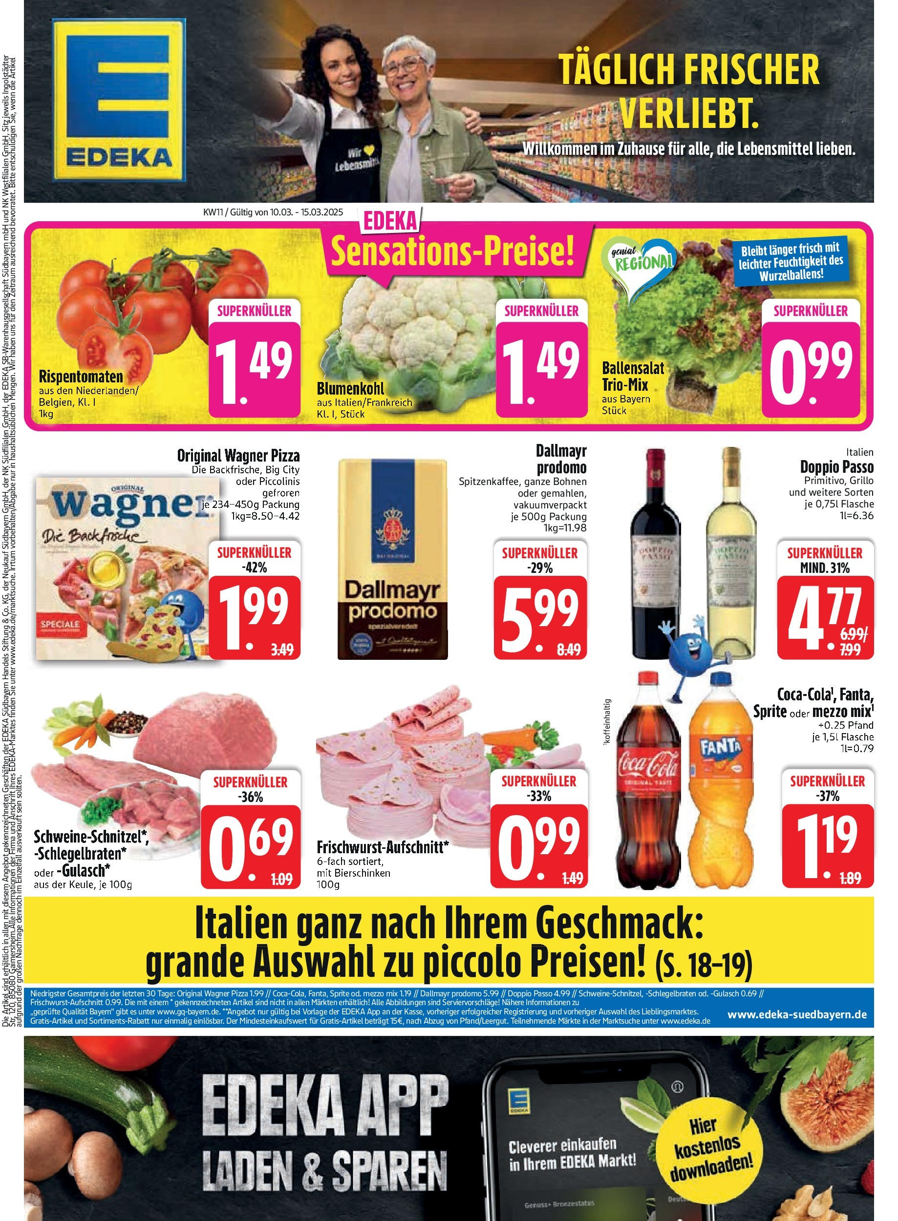 Edeka - EDEKA: Wochenangebote (ab 09.03.2025) » Angebote Online | Seite: 3 | Produkte: Coca cola, Sprite, Cola, Piccolinis