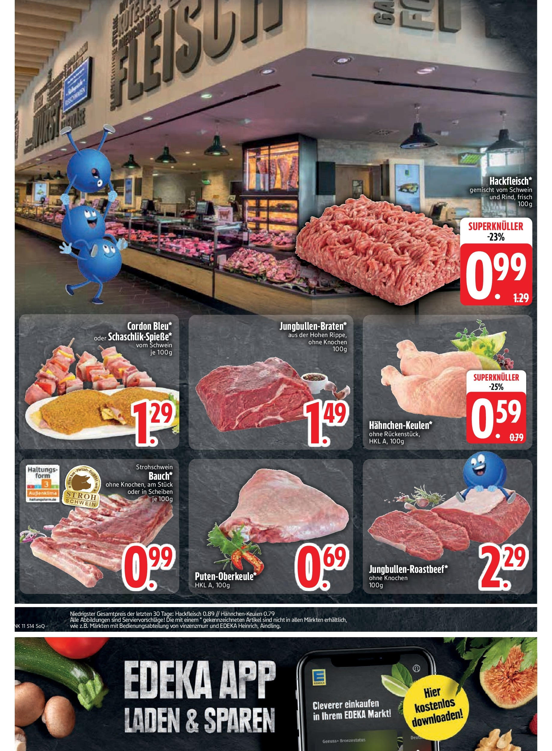 Edeka - EDEKA: Wochenangebote (ab 09.03.2025) » Angebote Online | Seite: 16 | Produkte: Hackfleisch