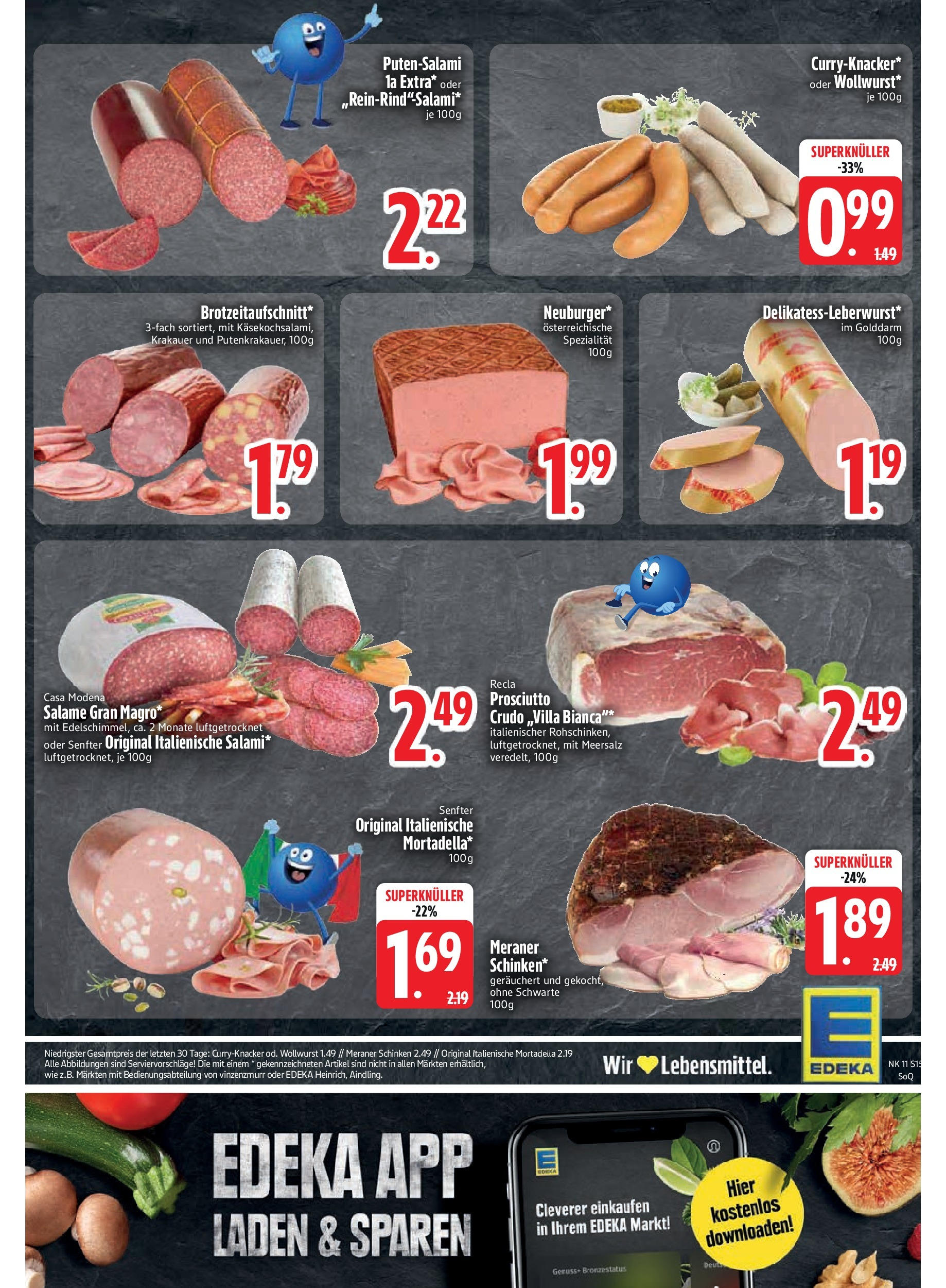 Edeka - EDEKA: Wochenangebote (ab 09.03.2025) » Angebote Online | Seite: 17 | Produkte: Salami