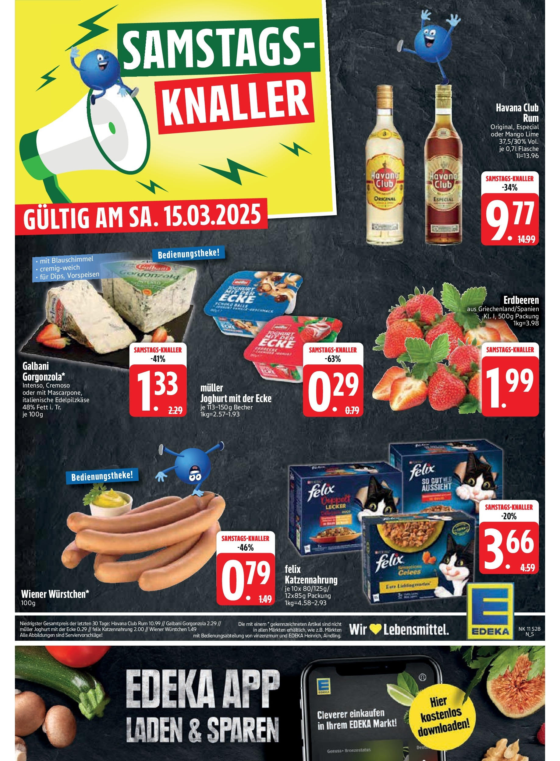 Edeka - EDEKA: Wochenangebote (ab 09.03.2025) » Angebote Online | Seite: 30 | Produkte: Havana club, Joghurt, Mango, Erdbeeren