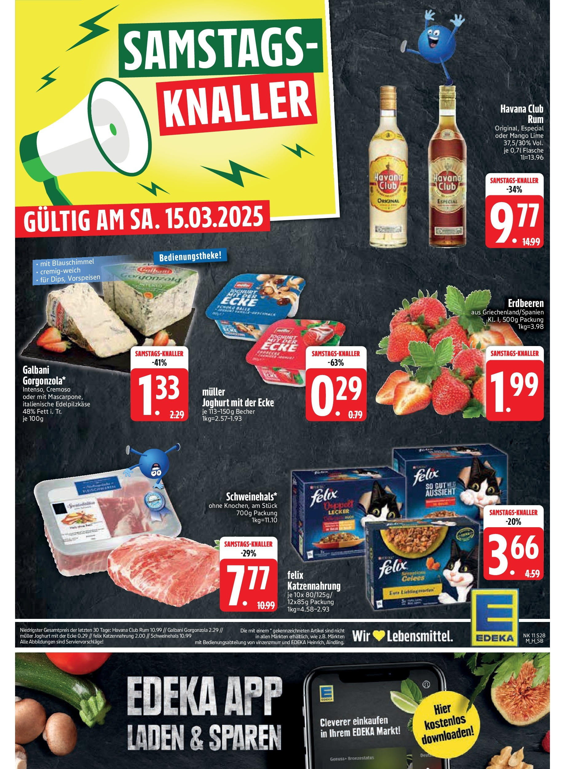 Edeka - Unterföhring, Mitterfeldallee 29 (ab 10.03.2025) » Angebote Online | Seite: 30 | Produkte: Havana club, Joghurt, Mango, Erdbeeren