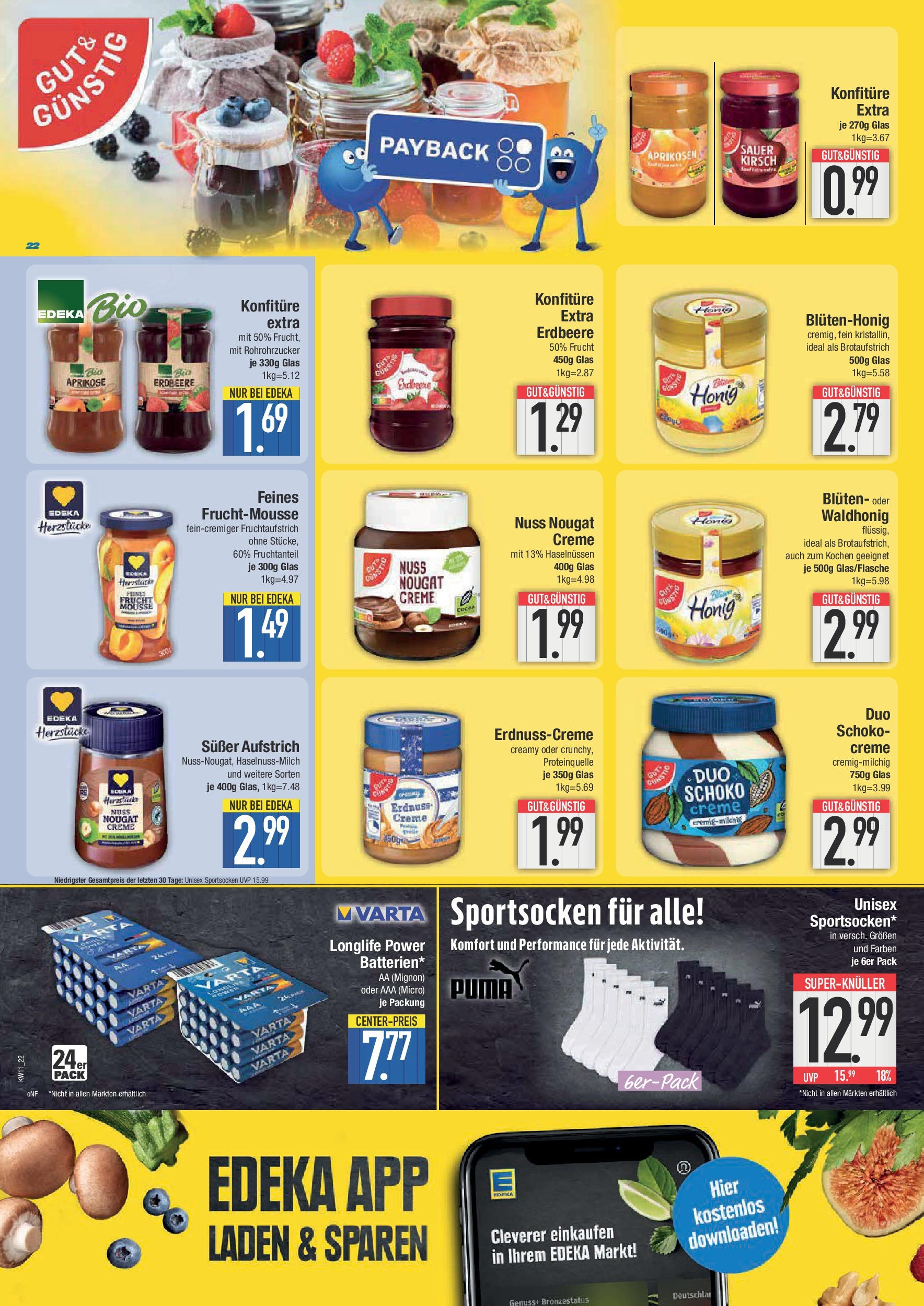 Edeka - E center: Wochenangebote (ab 09.03.2025) » Angebote Online | Seite: 22 | Produkte: Creme