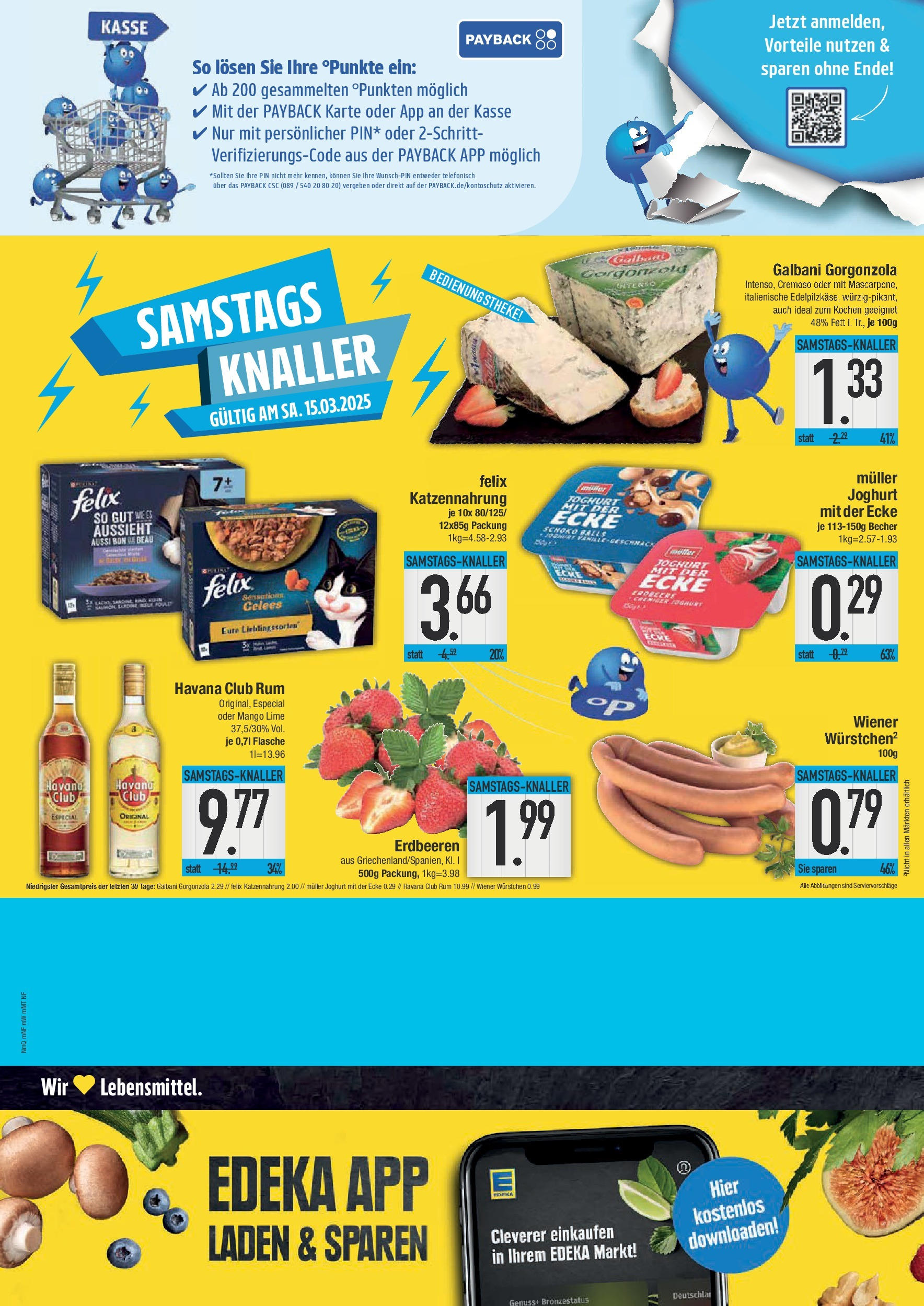 Edeka - E center: Wochenangebote (ab 09.03.2025) » Angebote Online | Seite: 24 | Produkte: Havana club, Joghurt, Rum, Erdbeeren