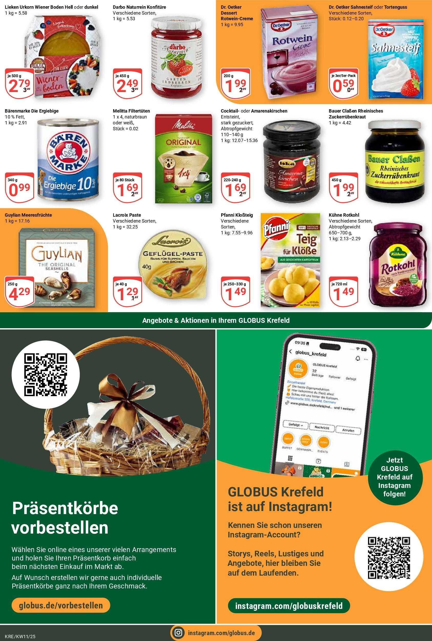 Globus - Globus: Wochenangebote (ab 09.03.2025) » Angebote online | Seite: 14 | Produkte: Melitta, Rotkohl, Rotwein, Creme