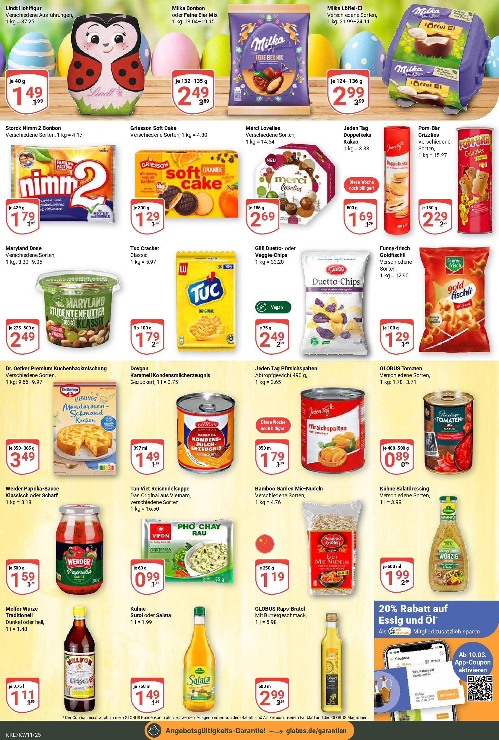 Globus - Globus: Wochenangebote (ab 09.03.2025) » Angebote online | Seite: 15 | Produkte: Milch, Tomaten, Milka, Gurken