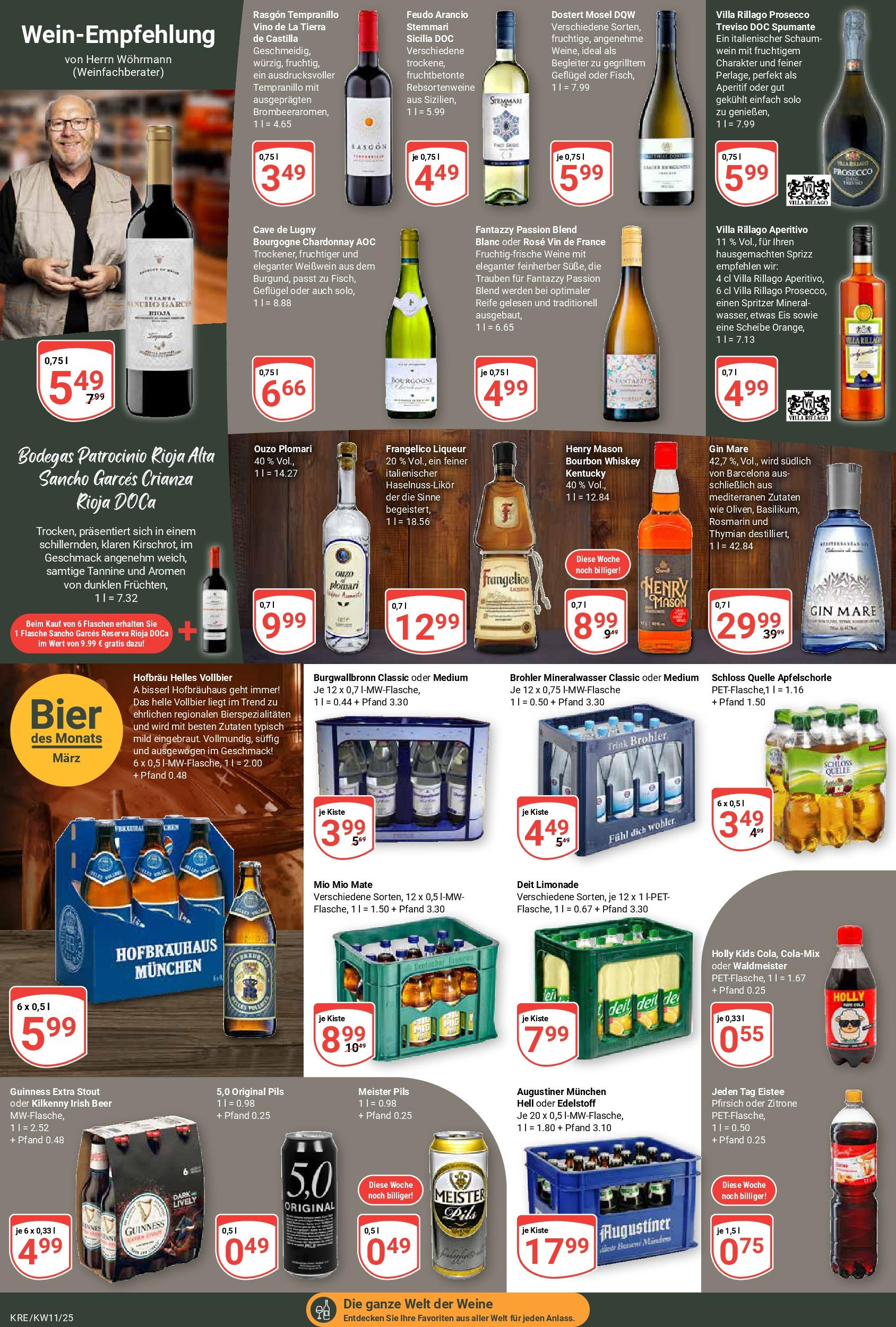 Globus - Globus: Wochenangebote (ab 09.03.2025) » Angebote online | Seite: 16 | Produkte: Pils, Wein, Gin, Eis