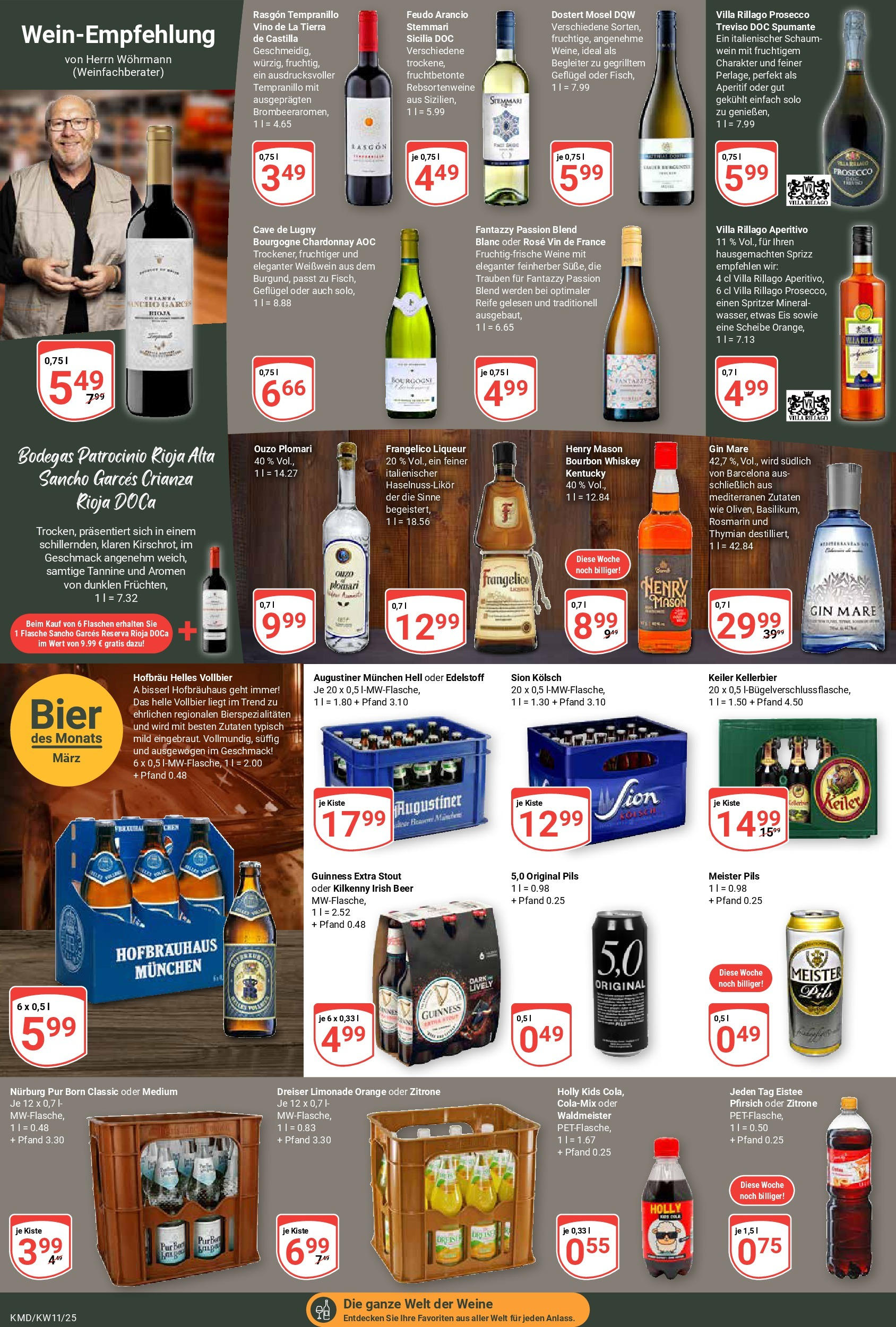 Globus - Köln-Marsdorf, Max-Planck-Straße 9 (ab 10.03.2025) » Angebote online | Seite: 16 | Produkte: Prosecco, Zitrone, Wein, Whiskey