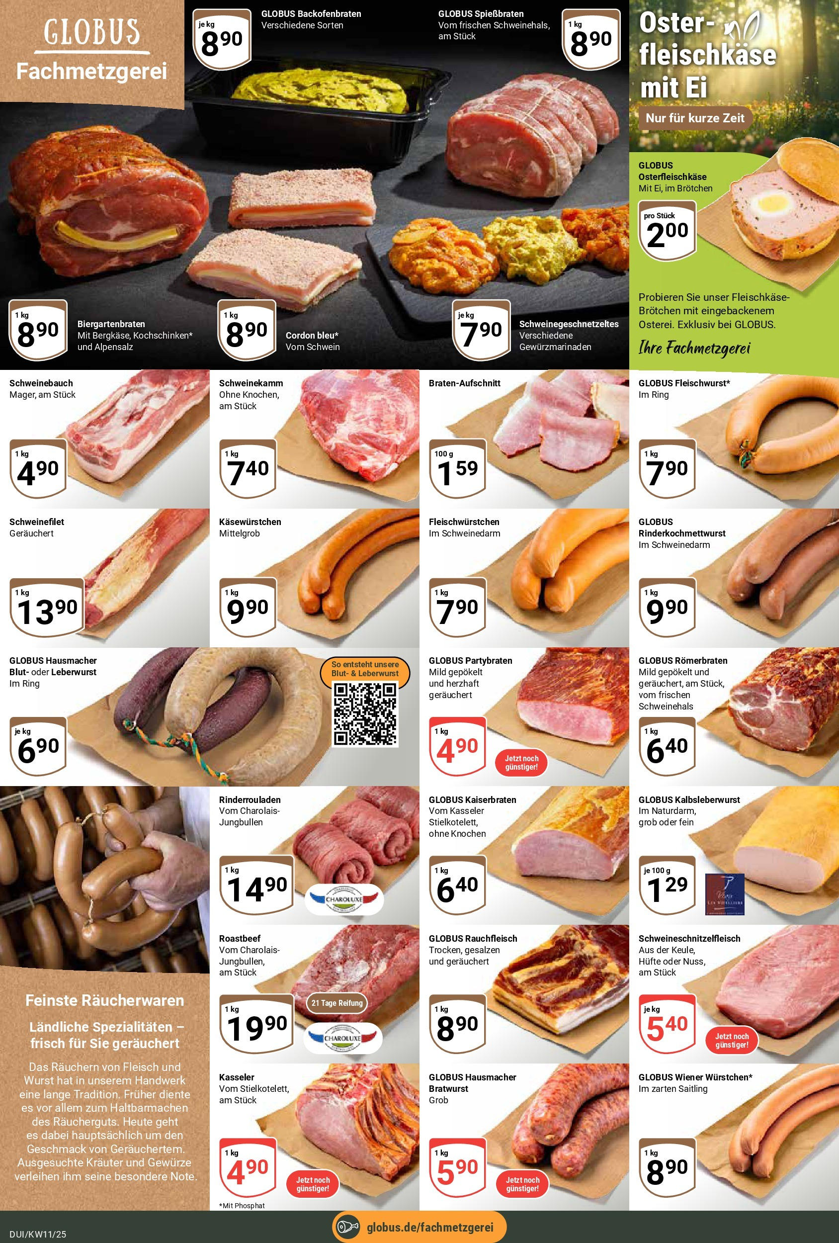 Globus - Globus: Wochenangebote (ab 09.03.2025) » Angebote online | Seite: 8 | Produkte: Käse, Schweinefilet, Gewürze, Fleisch