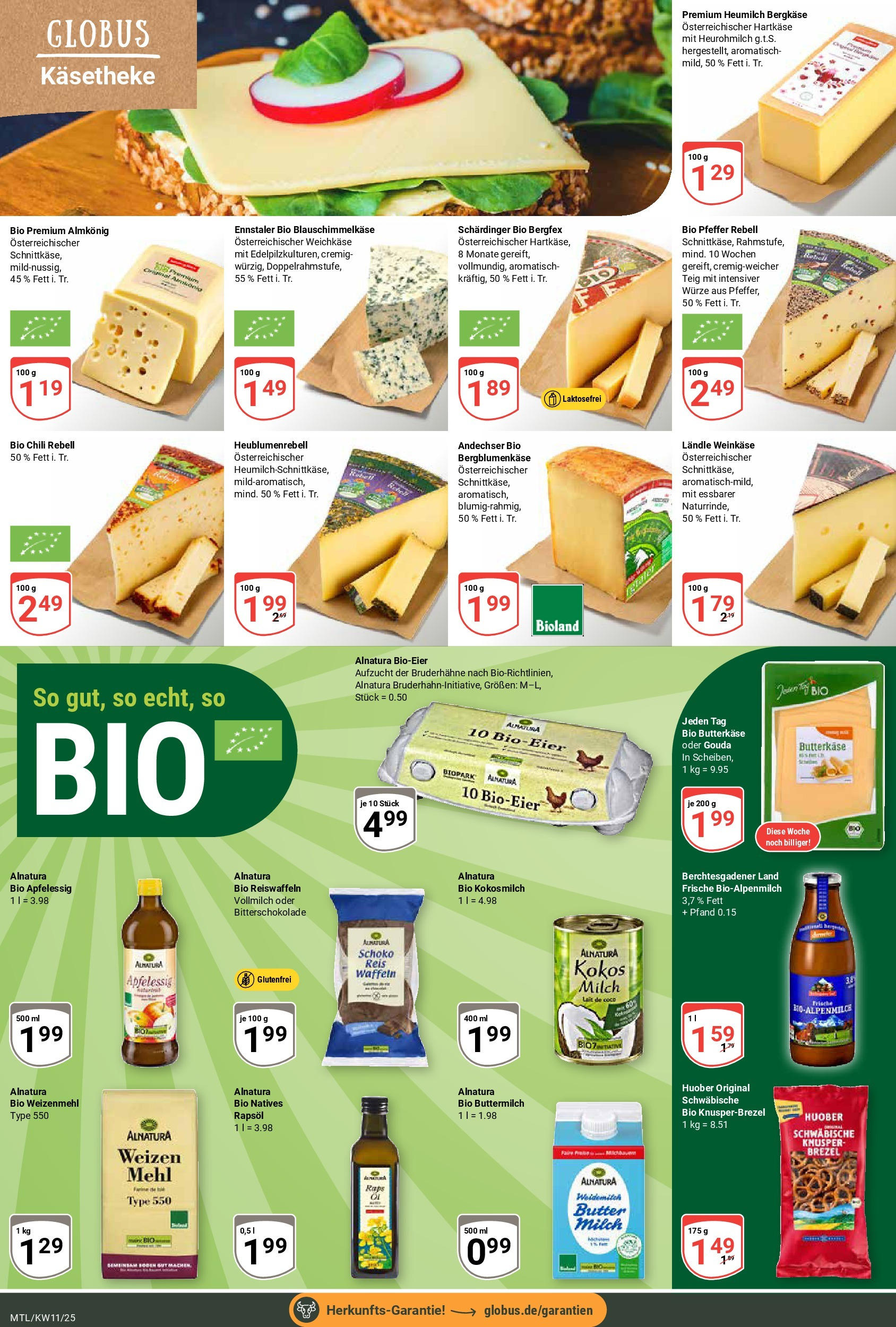 Globus - Globus: Wochenangebote (ab 09.03.2025) » Angebote online | Seite: 8 | Produkte: Buttermilch, Mehl, Pfeffer, Reis