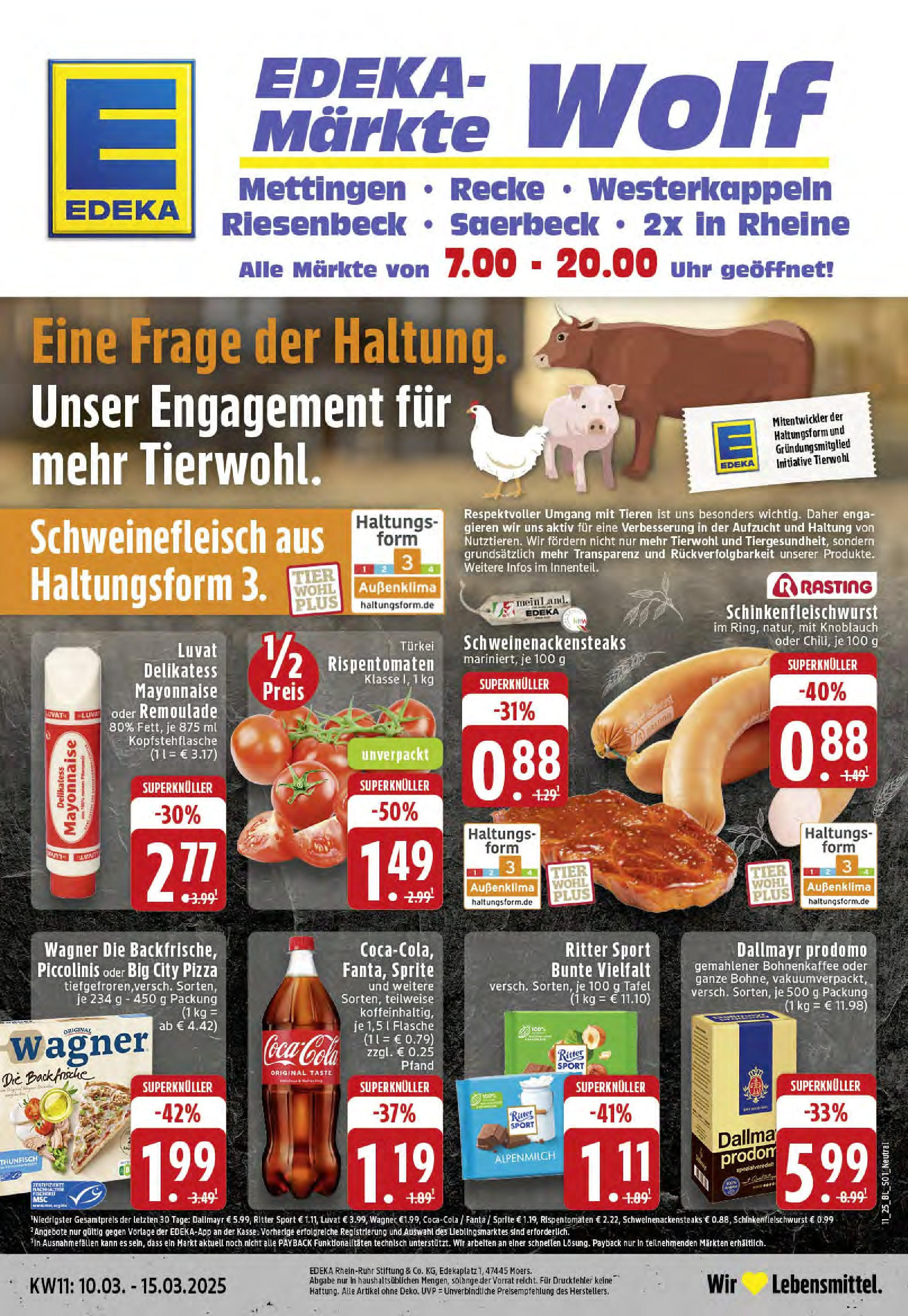 Edeka - EDEKA: Wochenangebote (ab 09.03.2025) » Angebote Online | Seite: 1 | Produkte: Sprite, Dallmayr, Knoblauch, Uhr