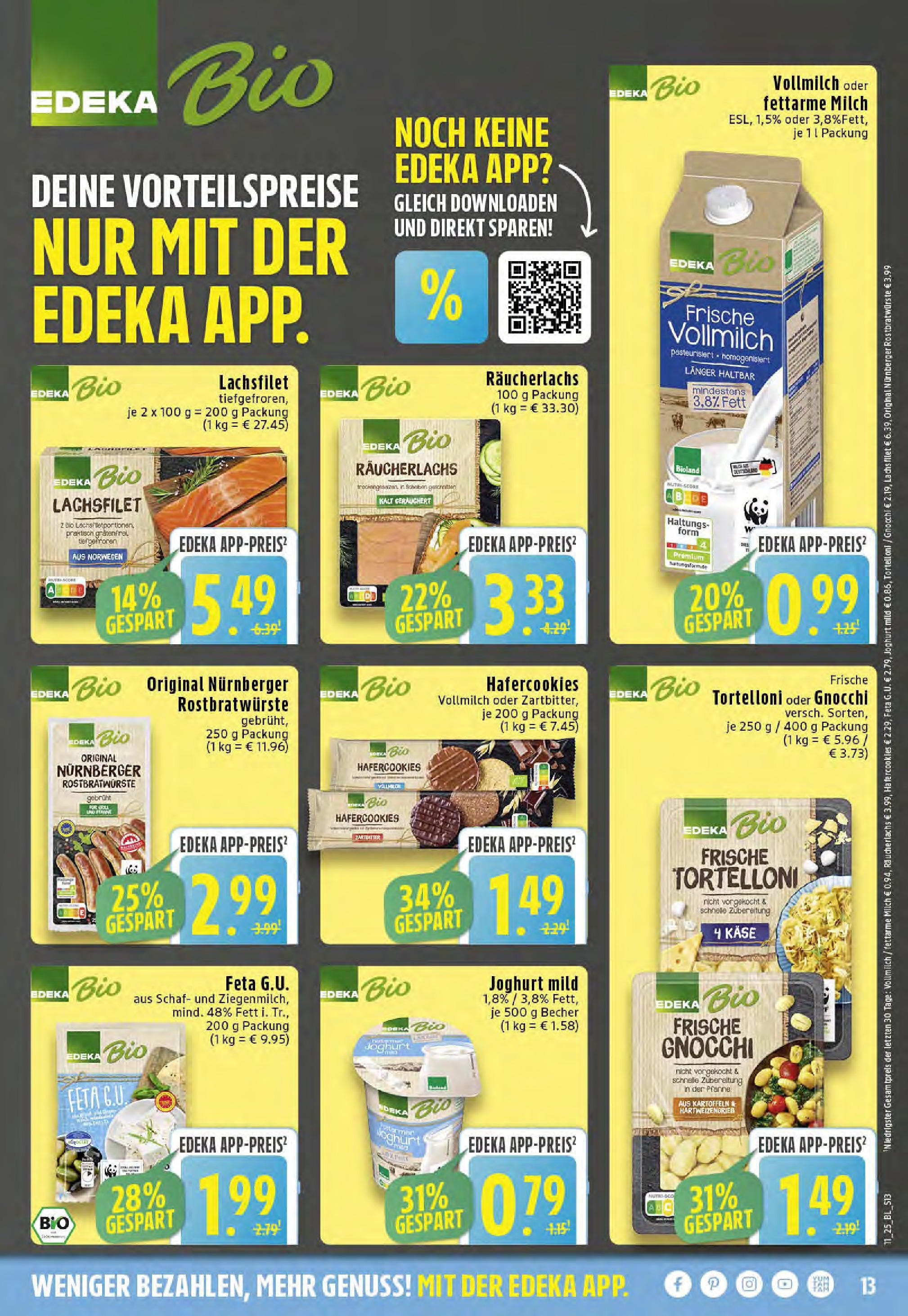 Edeka - EDEKA: Wochenangebote (ab 09.03.2025) » Angebote Online | Seite: 13 | Produkte: Feta, Käse, Joghurt, Räucherlachs