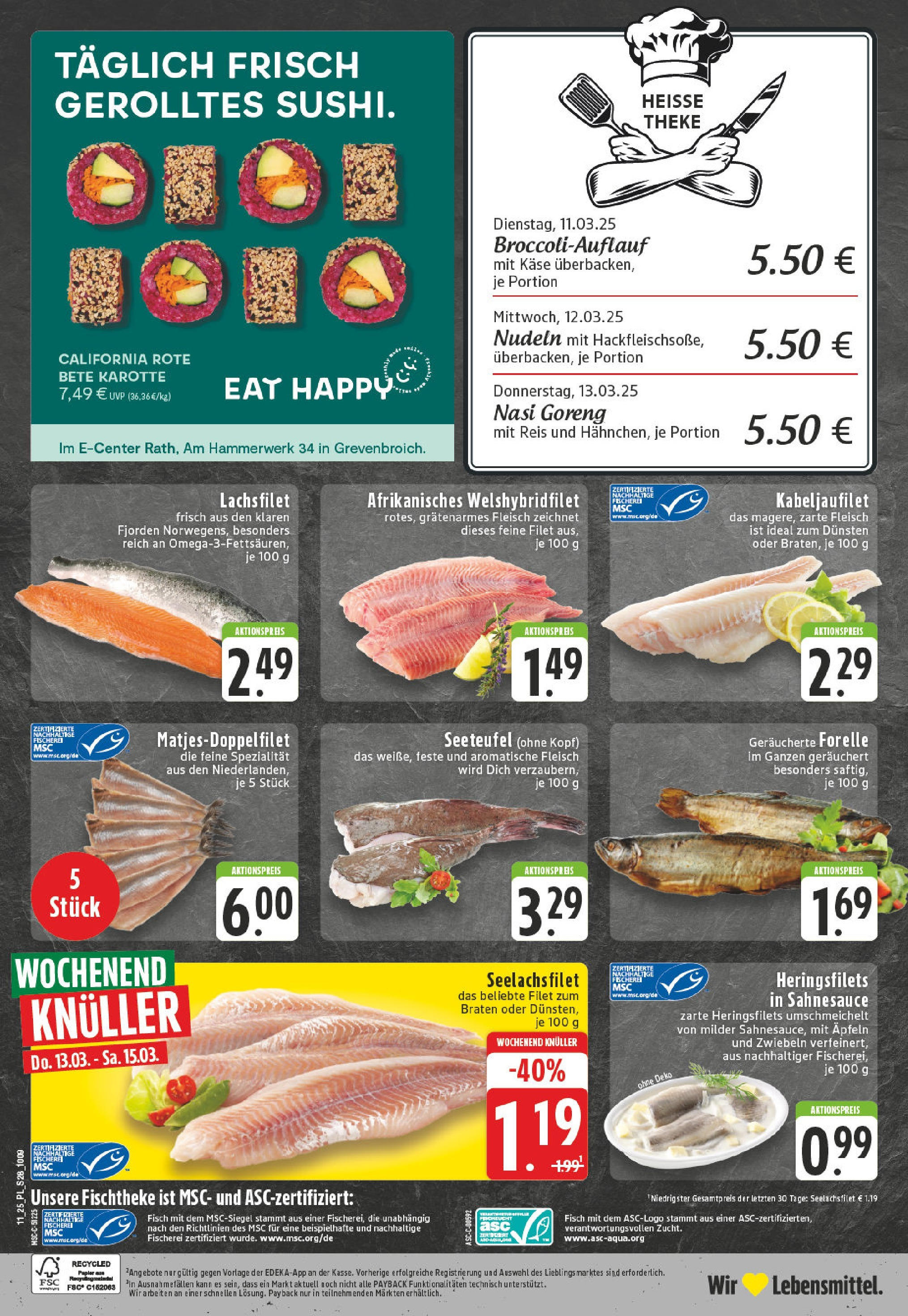 Edeka - EDEKA: Wochenangebote (ab 09.03.2025) » Angebote Online | Seite: 28 | Produkte: Theke, Zwiebeln, Karotte, Fleisch