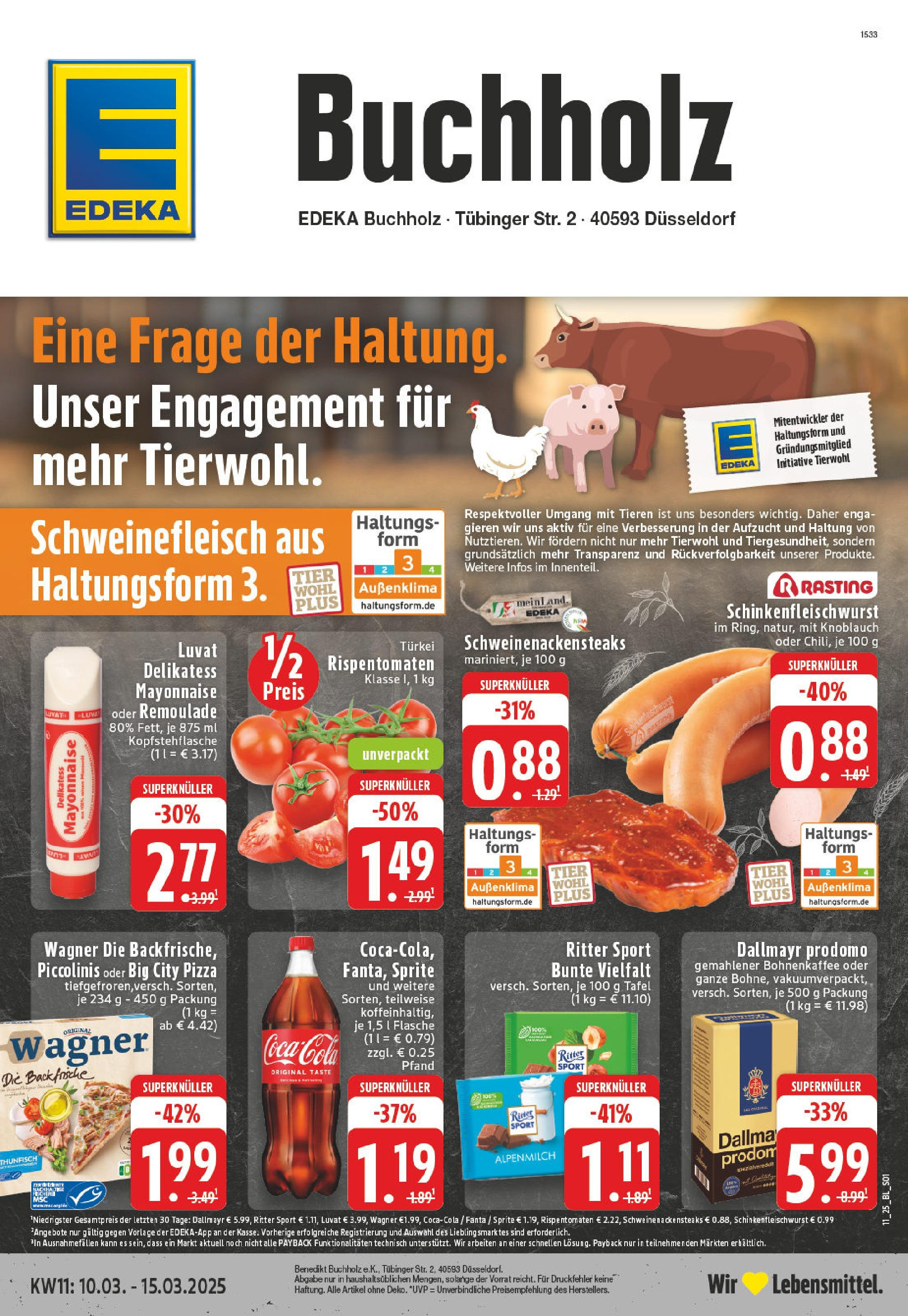 EDEKA Prospekt ab 10.03.2025 - Düsseldorf, Tübinger Straße 2 Online