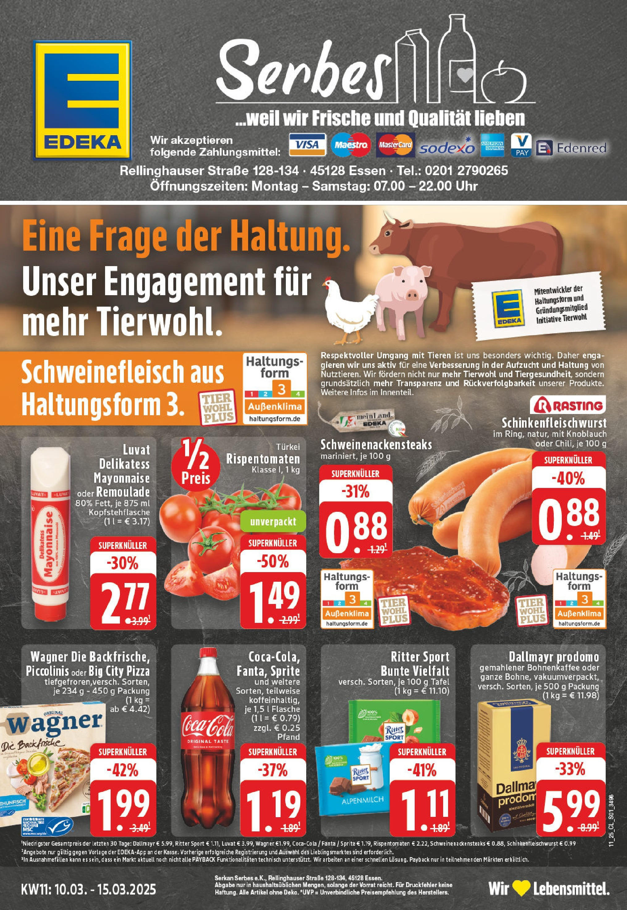 EDEKA Prospekt ab 10.03.2025 - Essen, Rellinghauser Straße 128-134 Online