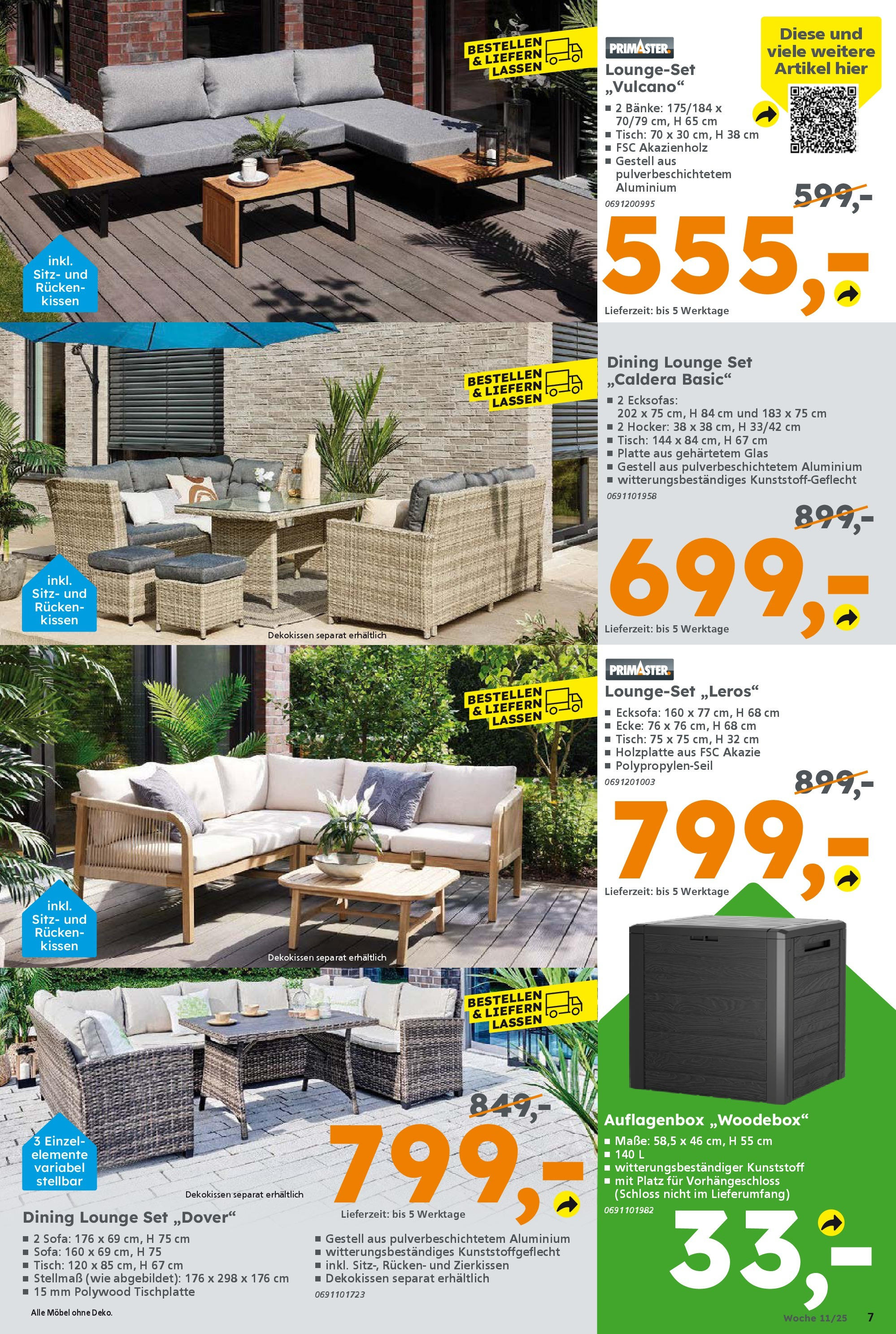 Globus Baumarkt - Globus Baumarkt: Wochenangebote (ab 09.03.2025) zum Blättern | Seite: 7 | Produkte: Hocker, Ecksofa, Sofa, Tisch