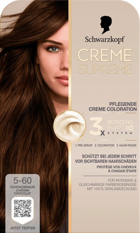 Schwarzkopf CREME SUPREME Haarfarbe 5-60 Schokobraun