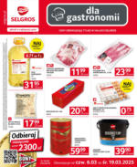 Oferta dla gastronomii Selgros – do 19.03.2025