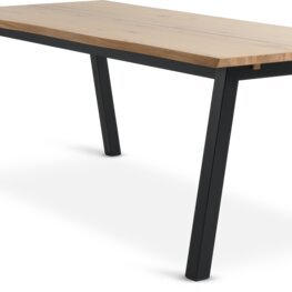 JYSK Masă SKOVLUNDE 90x200 stejar/negru
