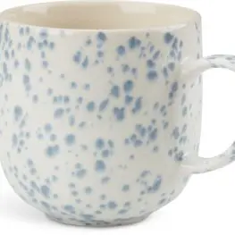 JYSK Cană ALF 400ml ceramică alb/albastru