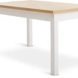 JYSK Masă MARKSKEL 90x150/193 alb/stejar natur