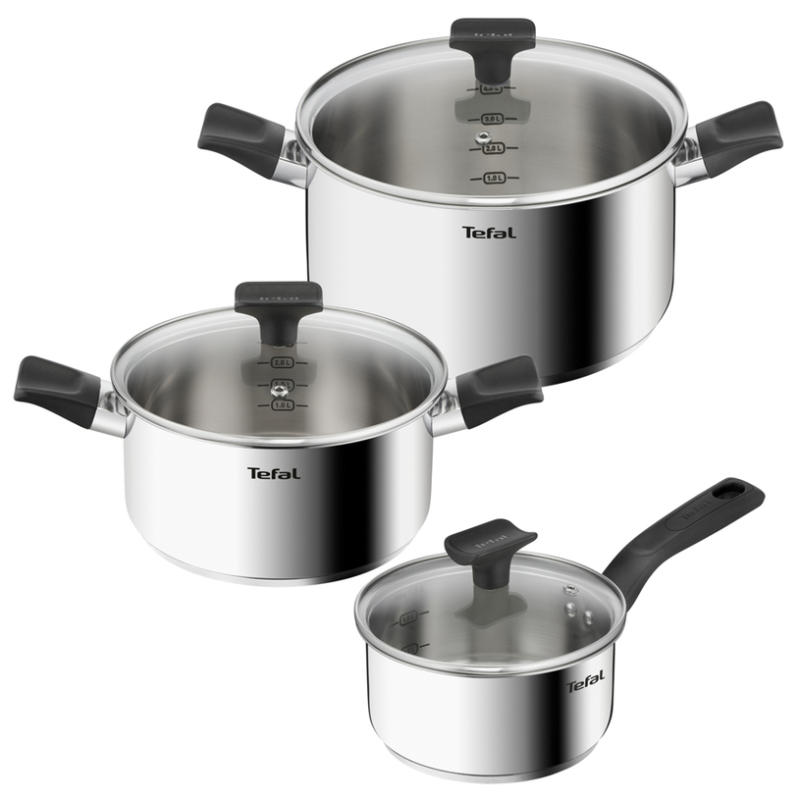 КОМПЛЕКТ СЪДОВЕ 6 ЧАСТИ DELICIOUS B925S655 TEFAL