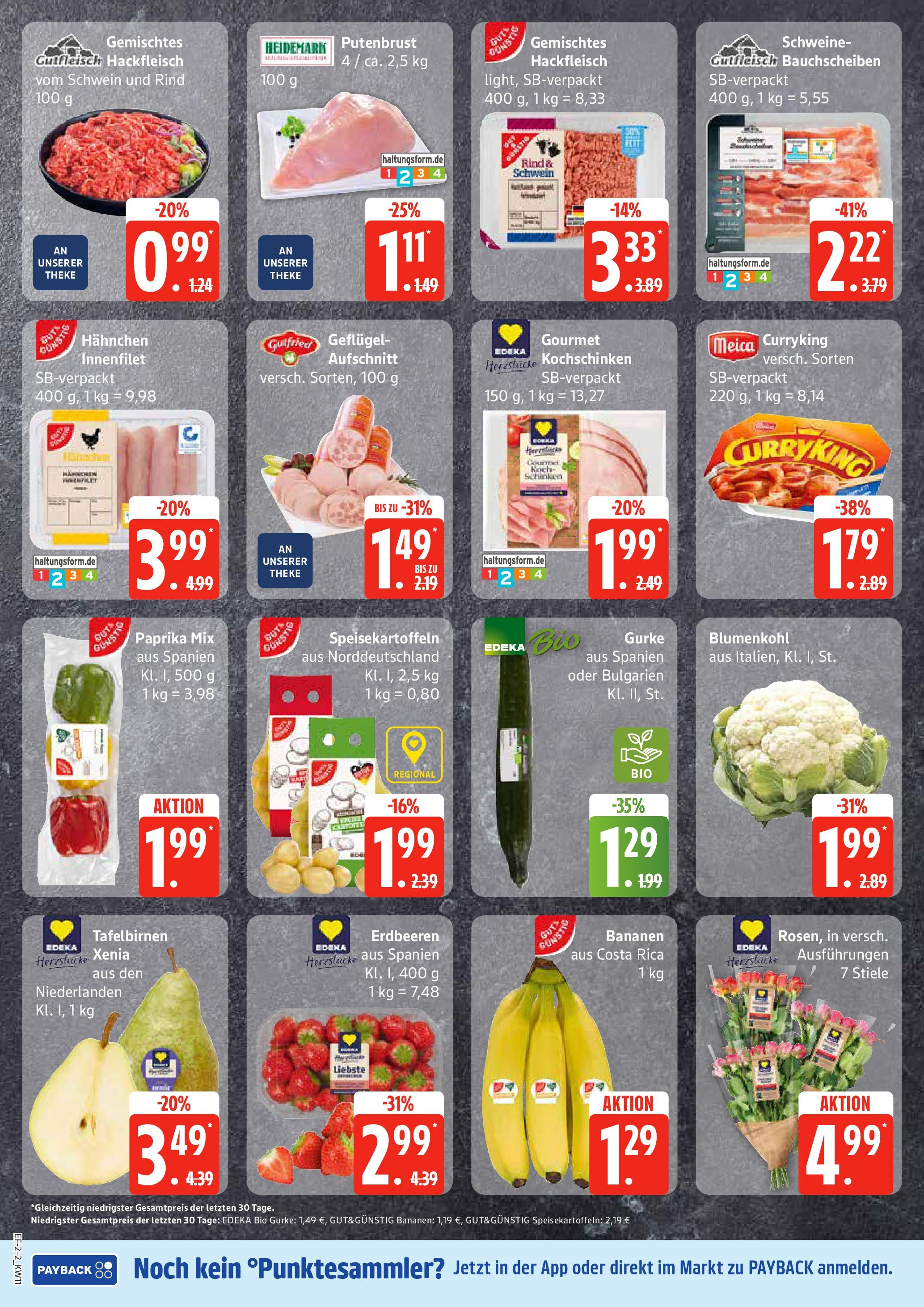 Edeka - EDEKA: Wochenangebote (ab 09.03.2025) » Angebote Online | Seite: 2 | Produkte: Theke, Meica, Blumenkohl, Hackfleisch