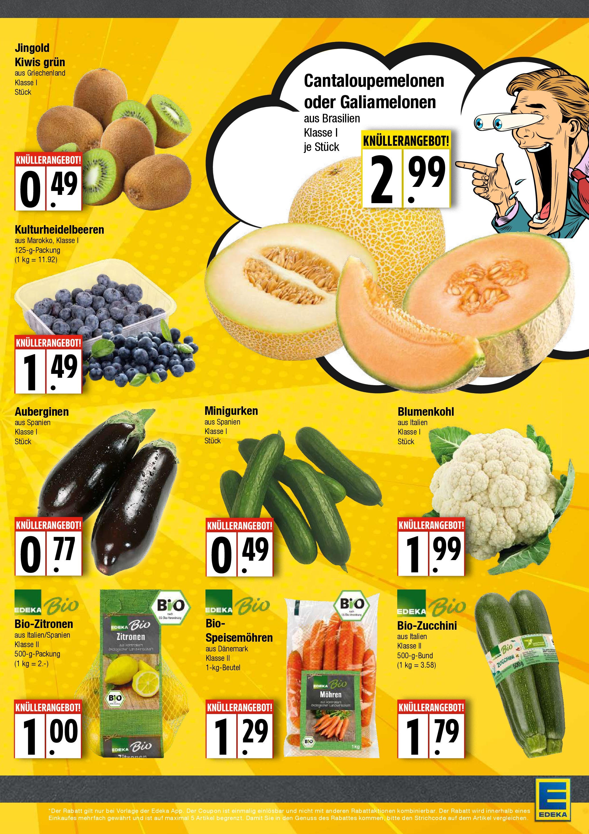 Edeka - EDEKA: Wochenangebote (ab 09.03.2025) » Angebote Online | Seite: 3 | Produkte: Blumenkohl, Zitronen