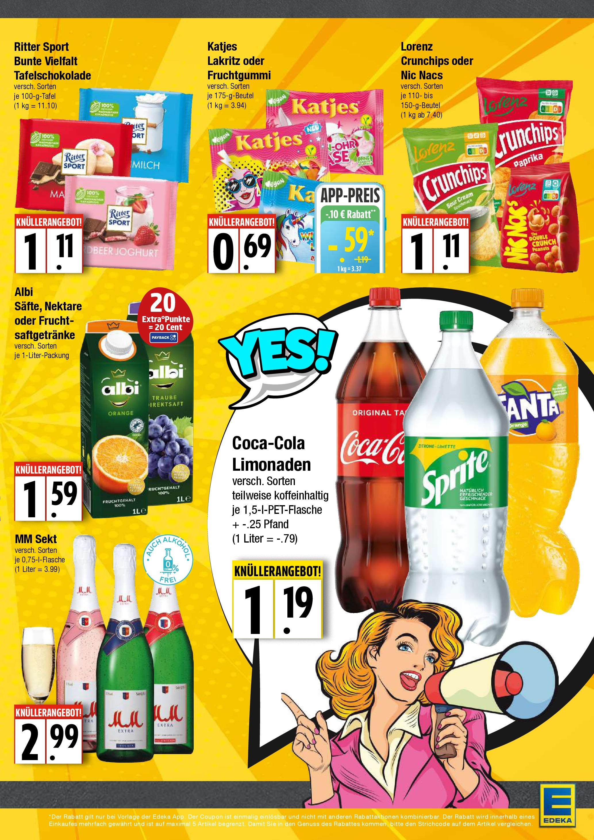 Edeka - EDEKA: Wochenangebote (ab 09.03.2025) » Angebote Online | Seite: 7 | Produkte: Sprite, Milch, Sekt, Katjes