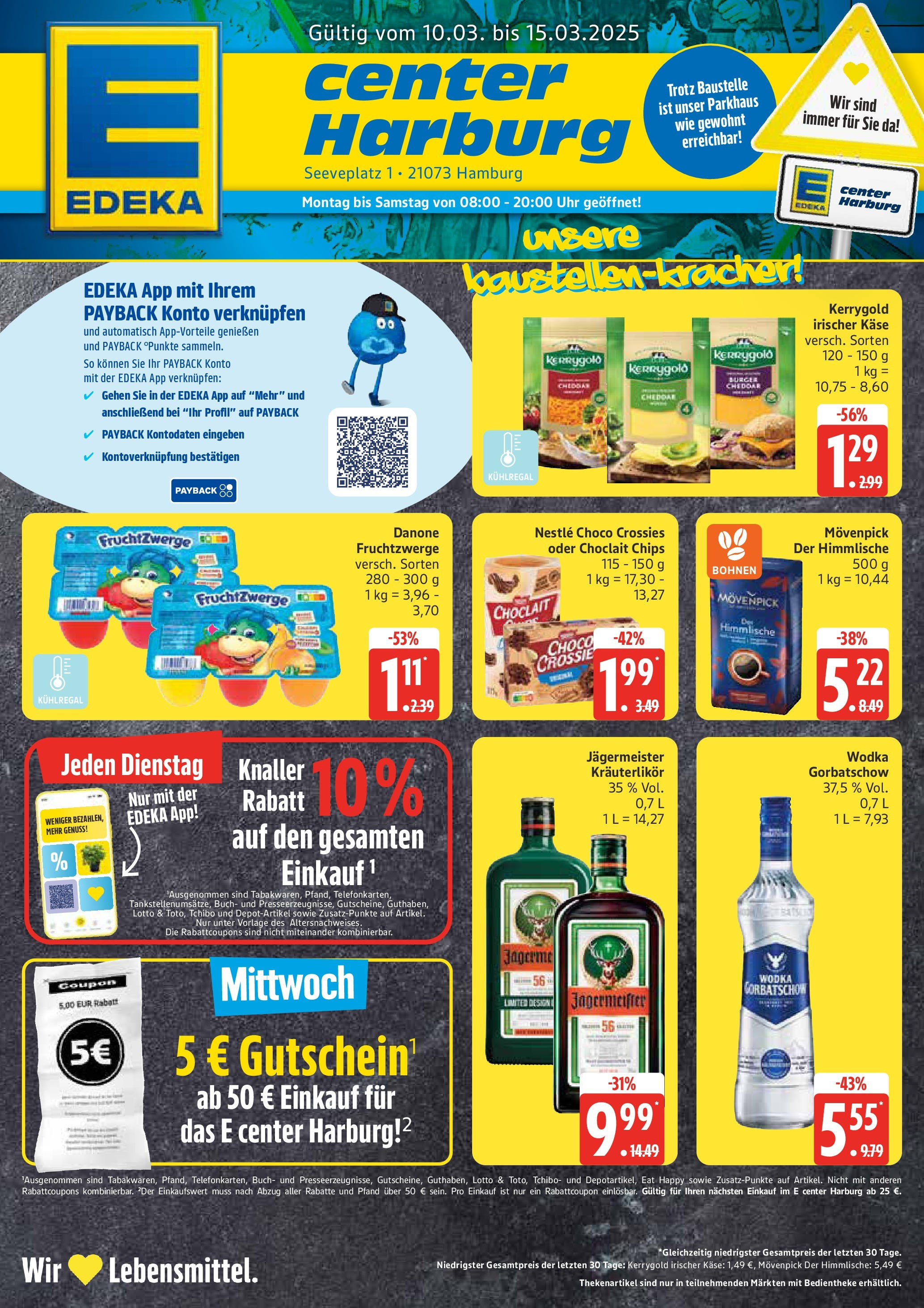 Edeka - EDEKA: Wochenangebote (ab 09.03.2025) » Angebote Online | Seite: 1 | Produkte: Jägermeister, Chips, Wodka, Uhr