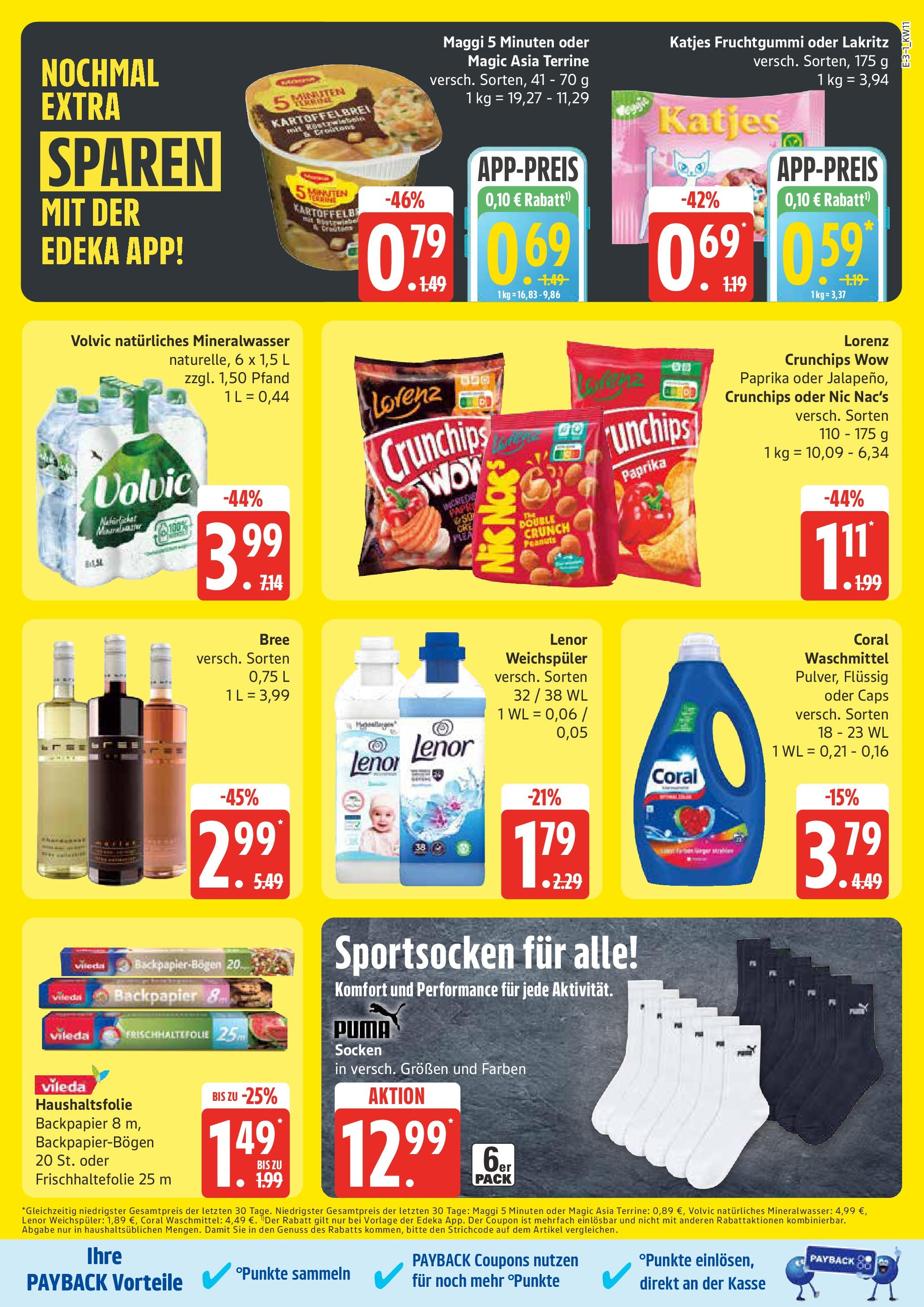 Edeka - EDEKA: Wochenangebote (ab 09.03.2025) » Angebote Online | Seite: 3 | Produkte: Lenor, Coral, Katjes, Coral waschmittel