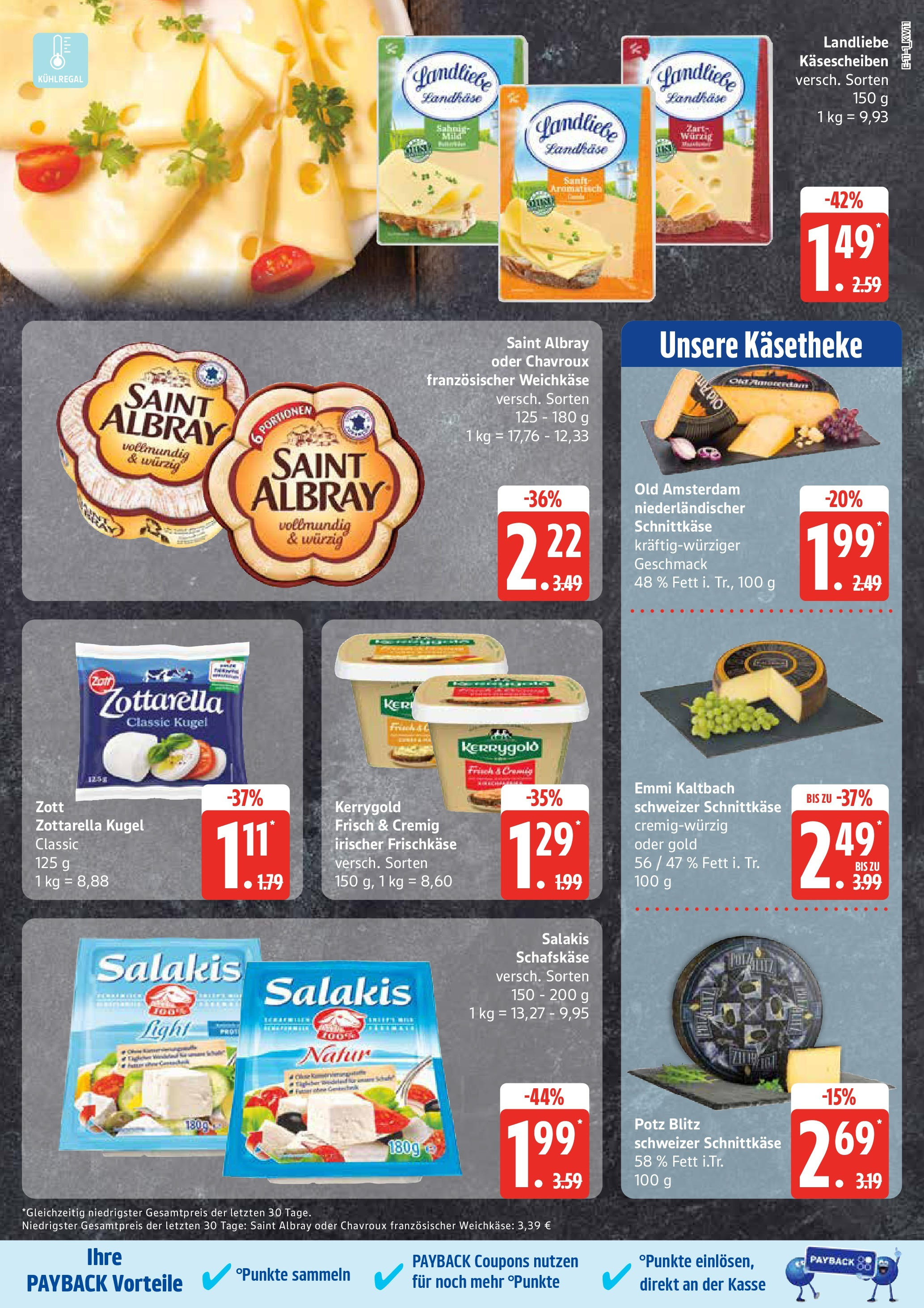 Edeka - EDEKA: Wochenangebote (ab 09.03.2025) » Angebote Online | Seite: 11 | Produkte: Salakis, Frischkase, Schafskase