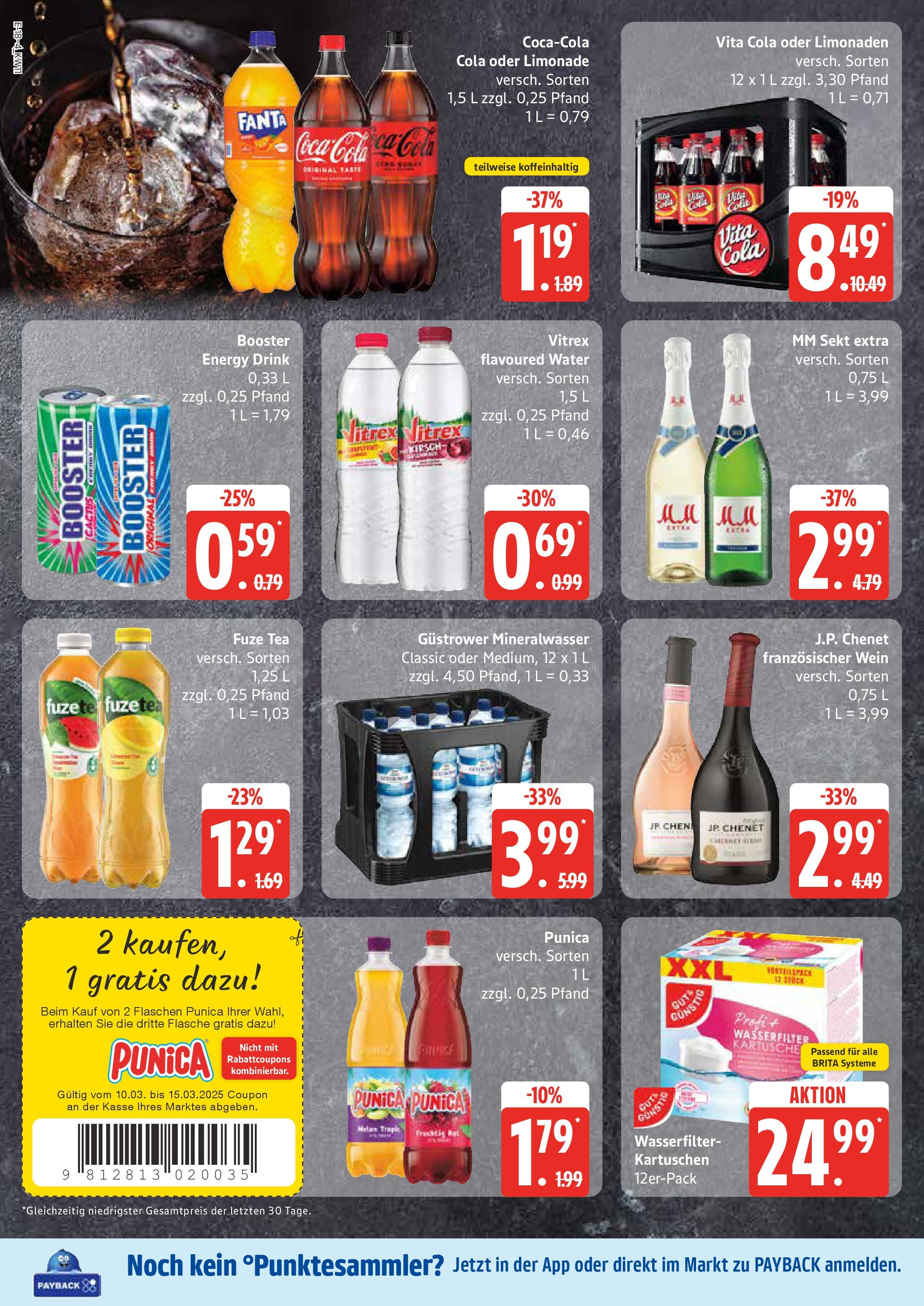 Marktkauf - Marktkauf: Wochenangebote (ab 09.03.2025) » Angebote online | Seite: 18 | Produkte: Coca cola, Fanta, Energy, Limonade