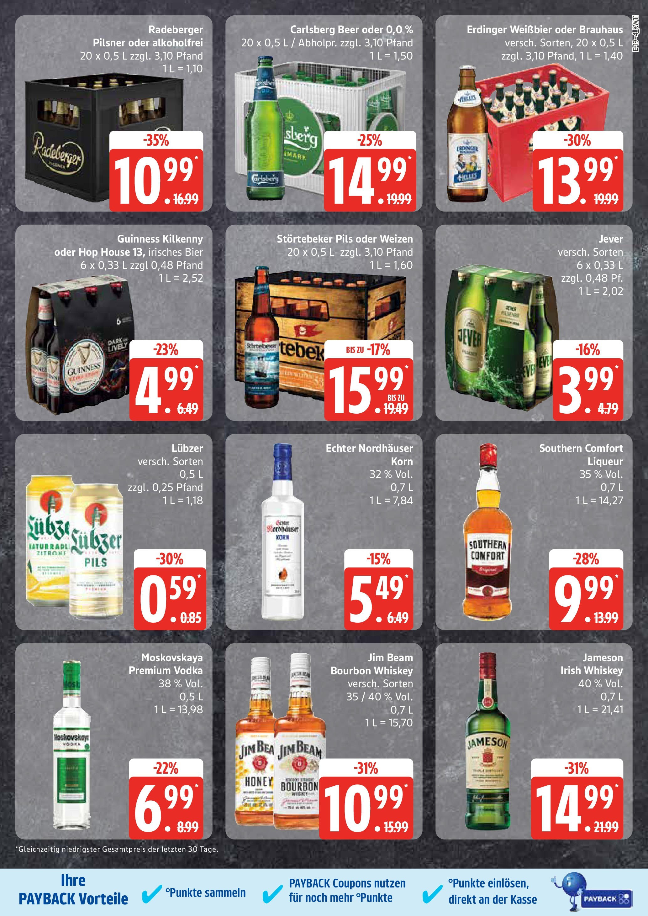 Edeka - EDEKA: Wochenangebote (ab 09.03.2025) » Angebote Online | Seite: 19 | Produkte: Bier, Jameson, Jever, Lubzer