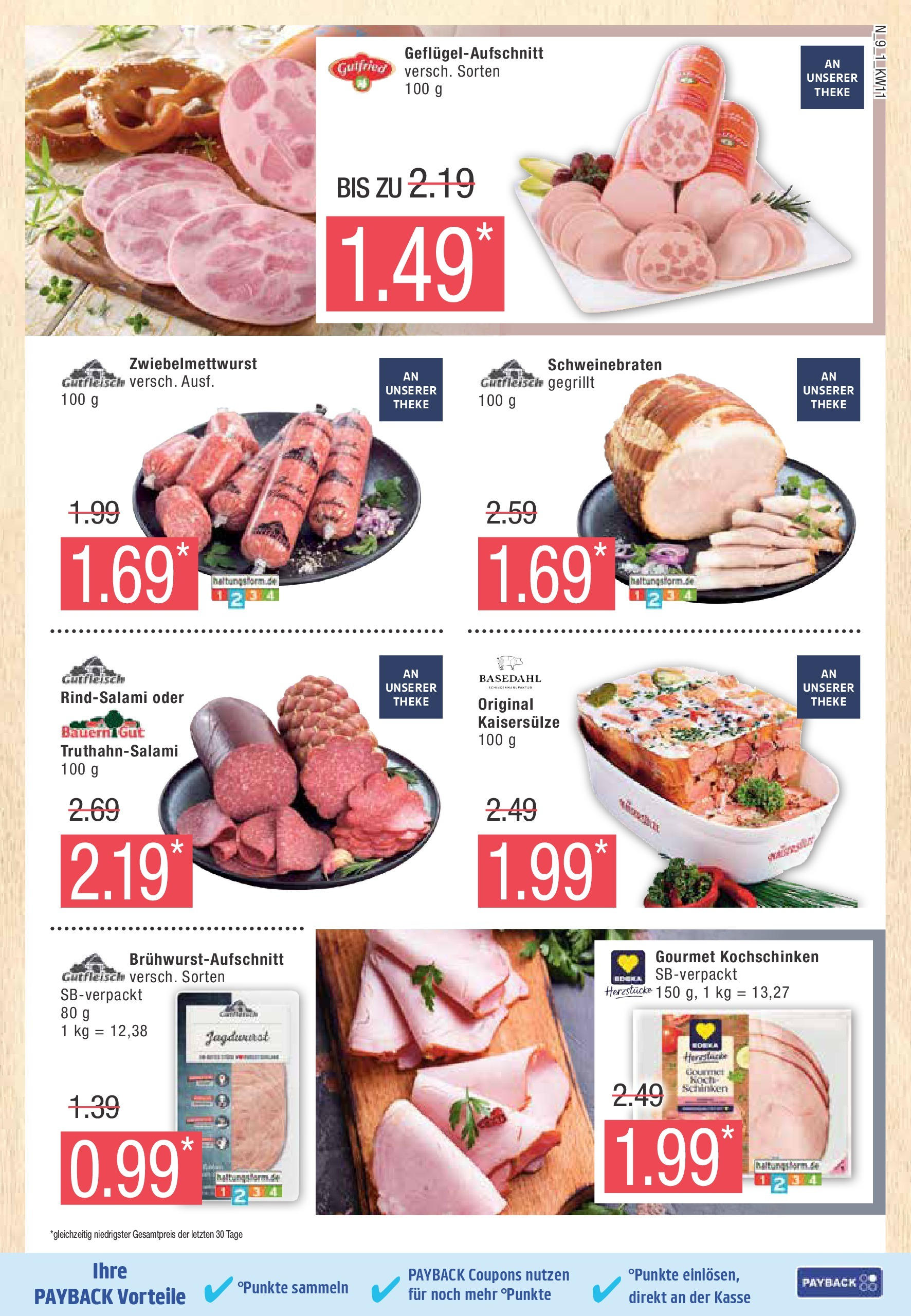 Marktkauf - Marktkauf: Wochenangebote (ab 09.03.2025) » Angebote online | Seite: 9 | Produkte: Theke