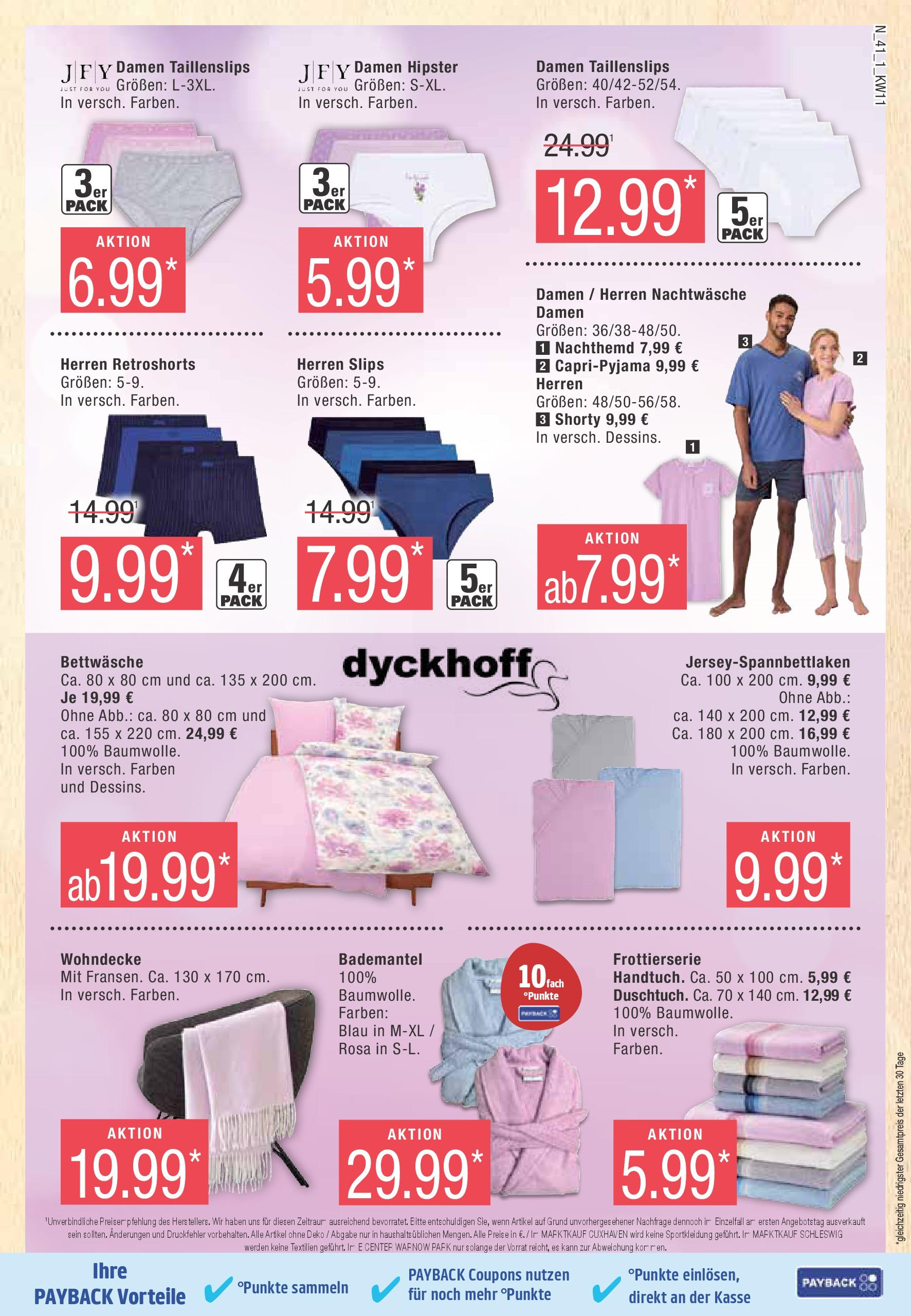 Marktkauf - Marktkauf: Wochenangebote (ab 09.03.2025) » Angebote online | Seite: 41 | Produkte: Bettwäsche, Bademantel