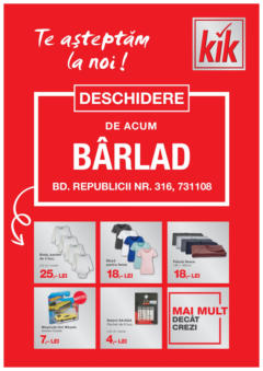 Previzualizarea de cataloage: Kik Catalog KiK până în data de 16.03.2025 valabil de la 13.03.2025