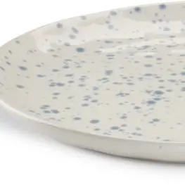 JYSK Farfurie ALF Ø21cm ceramică alb/albastru