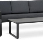 JYSK JYSK Set terasă VONGE 5 pers uscare rapidă negru