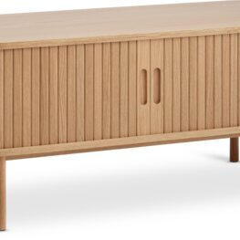 JYSK Comodă TV LYNGVIG 120cm 2 uși tambur stejar